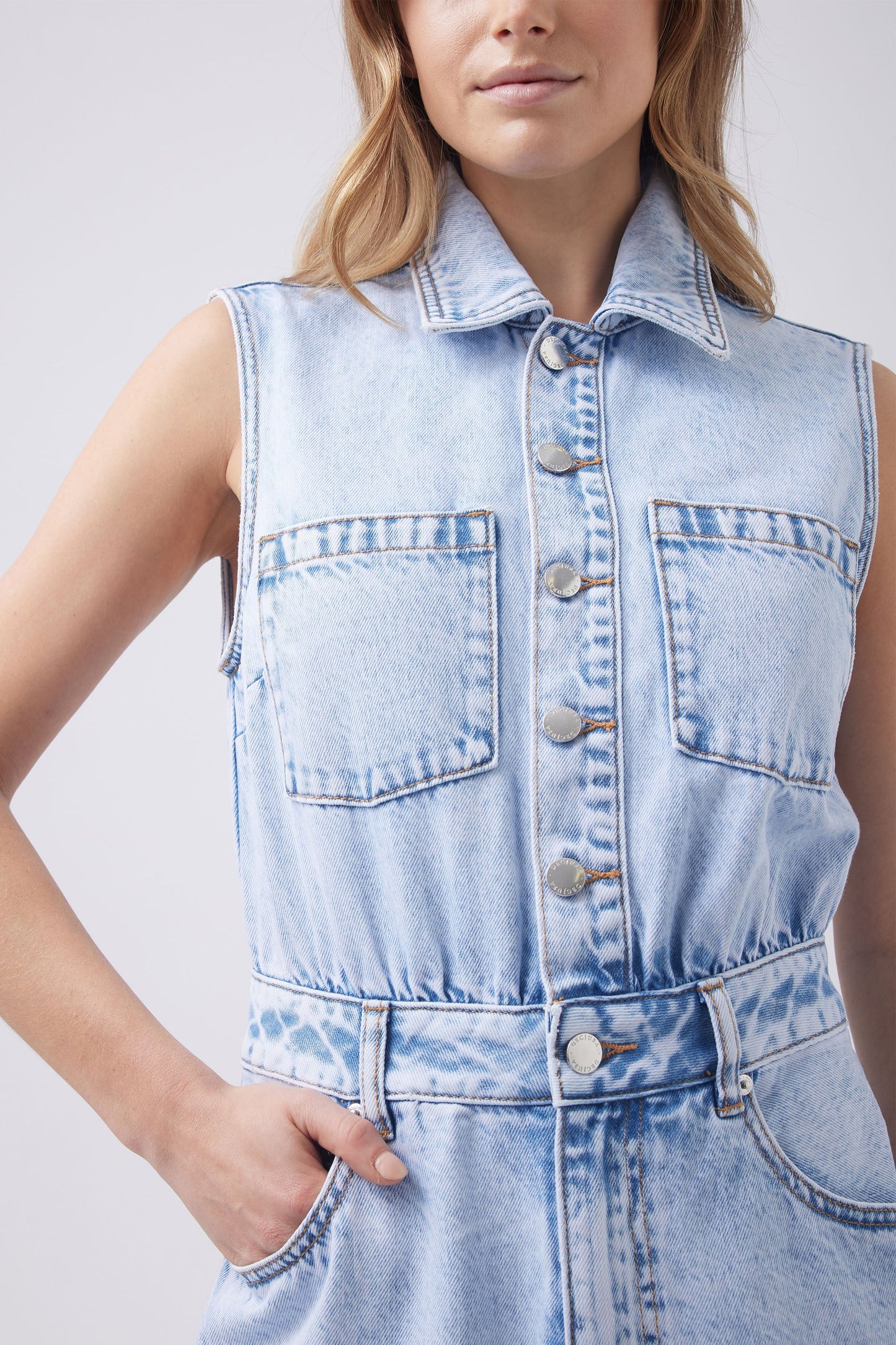 Ella Denim Midi Dress