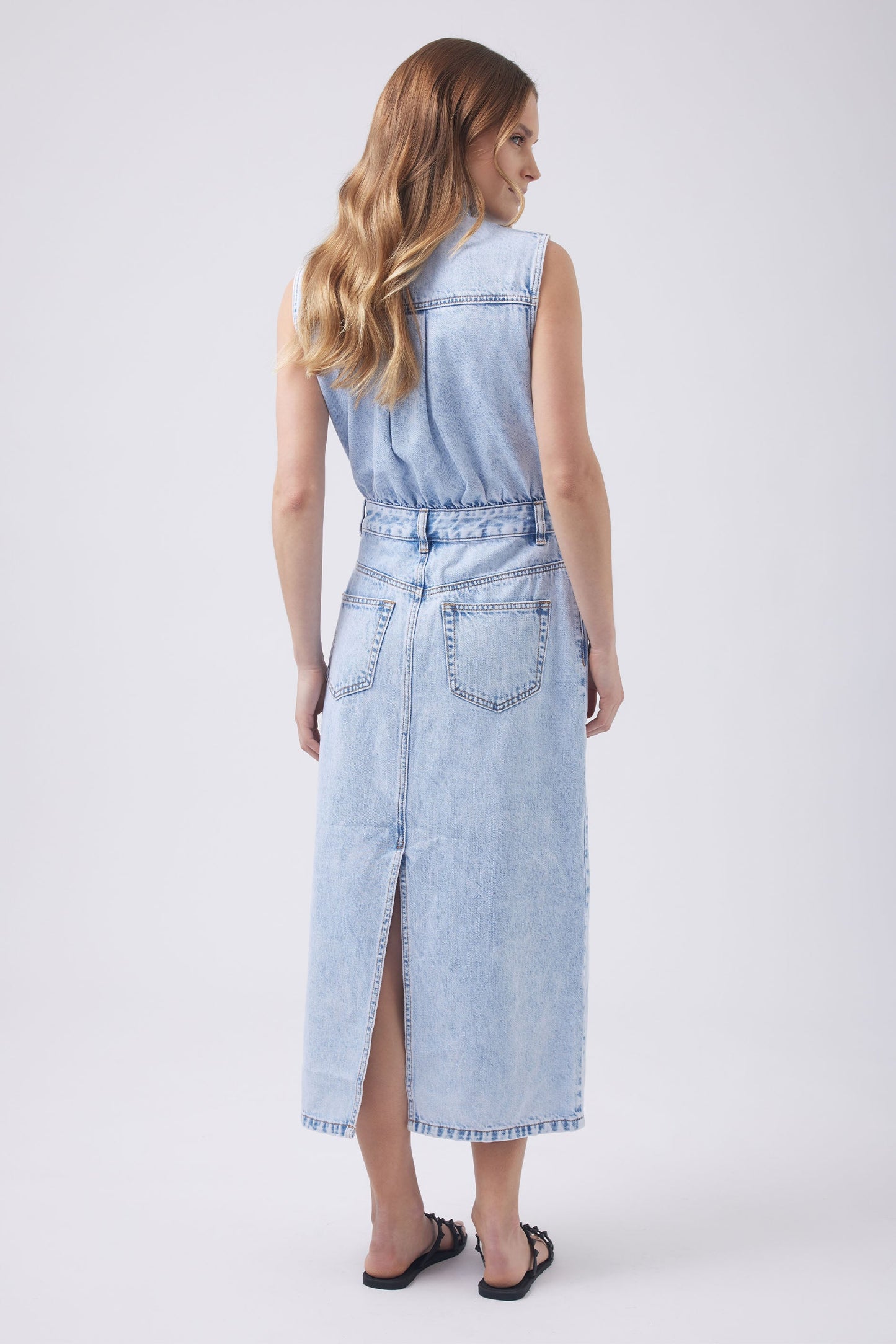 Ella Denim Midi Dress