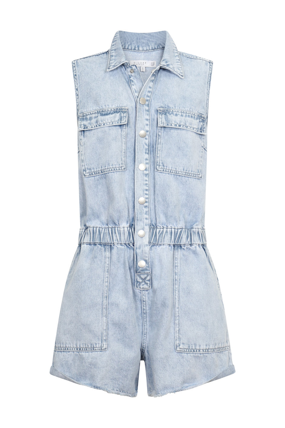 D-Luxe Denim Romper