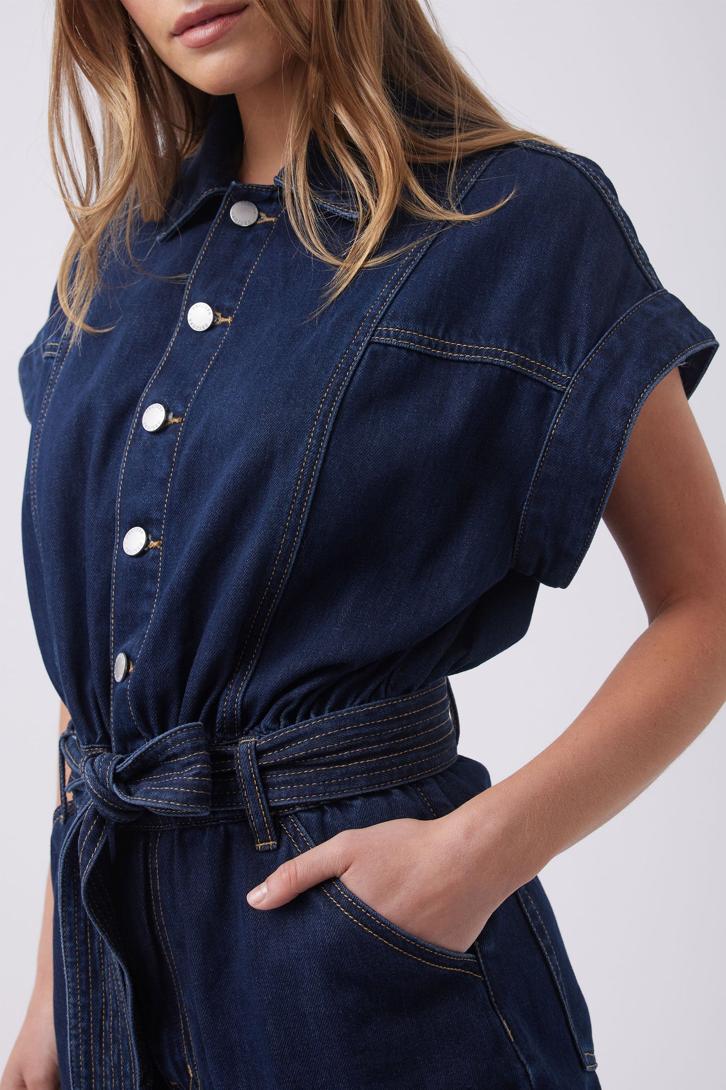 Krissy Denim Romper