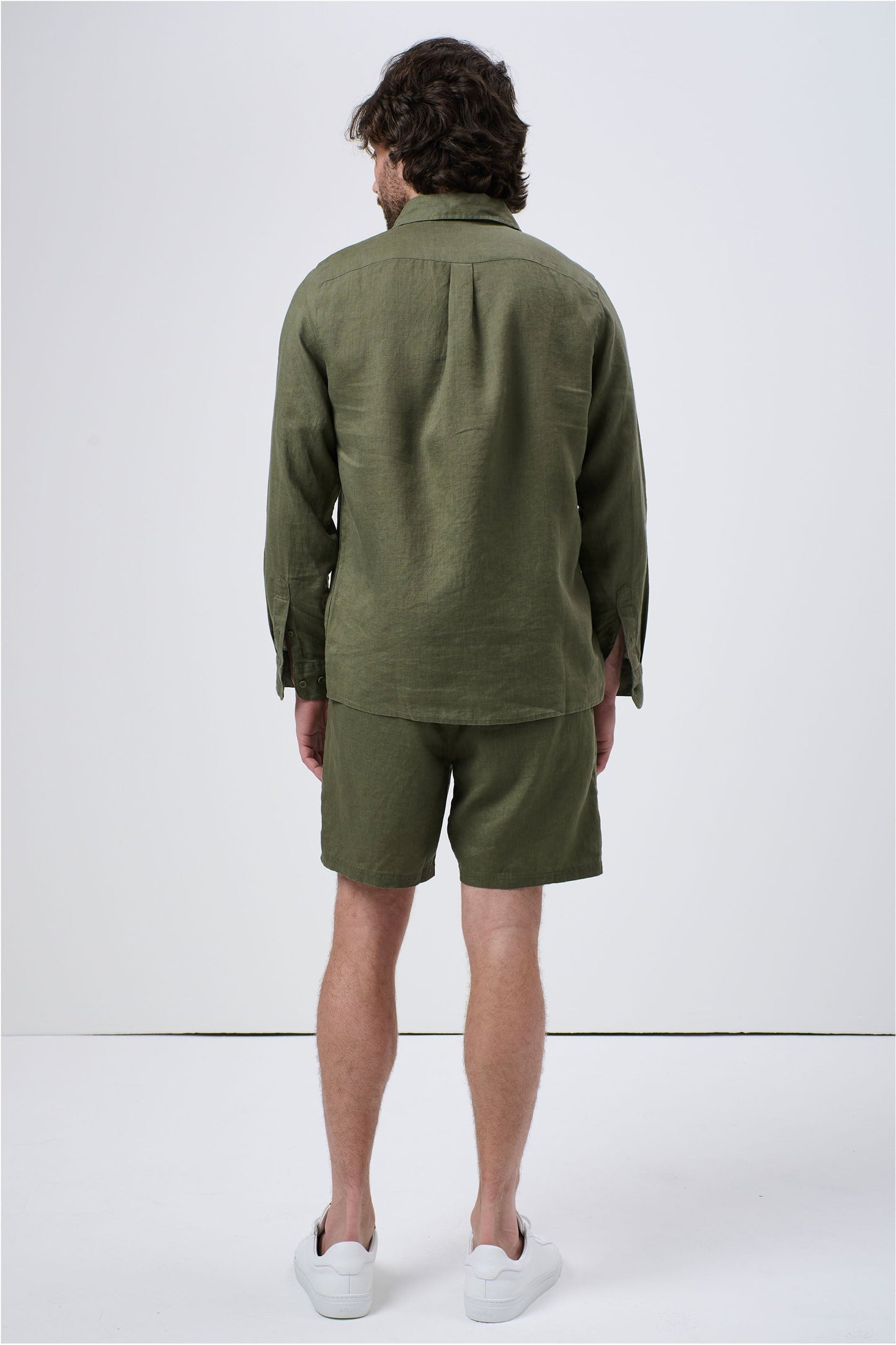 Men's Linen Long Sleeve Shirt
