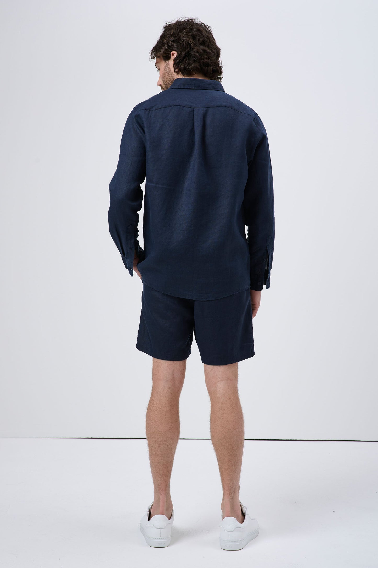 Men's Linen Long Sleeve Shirt