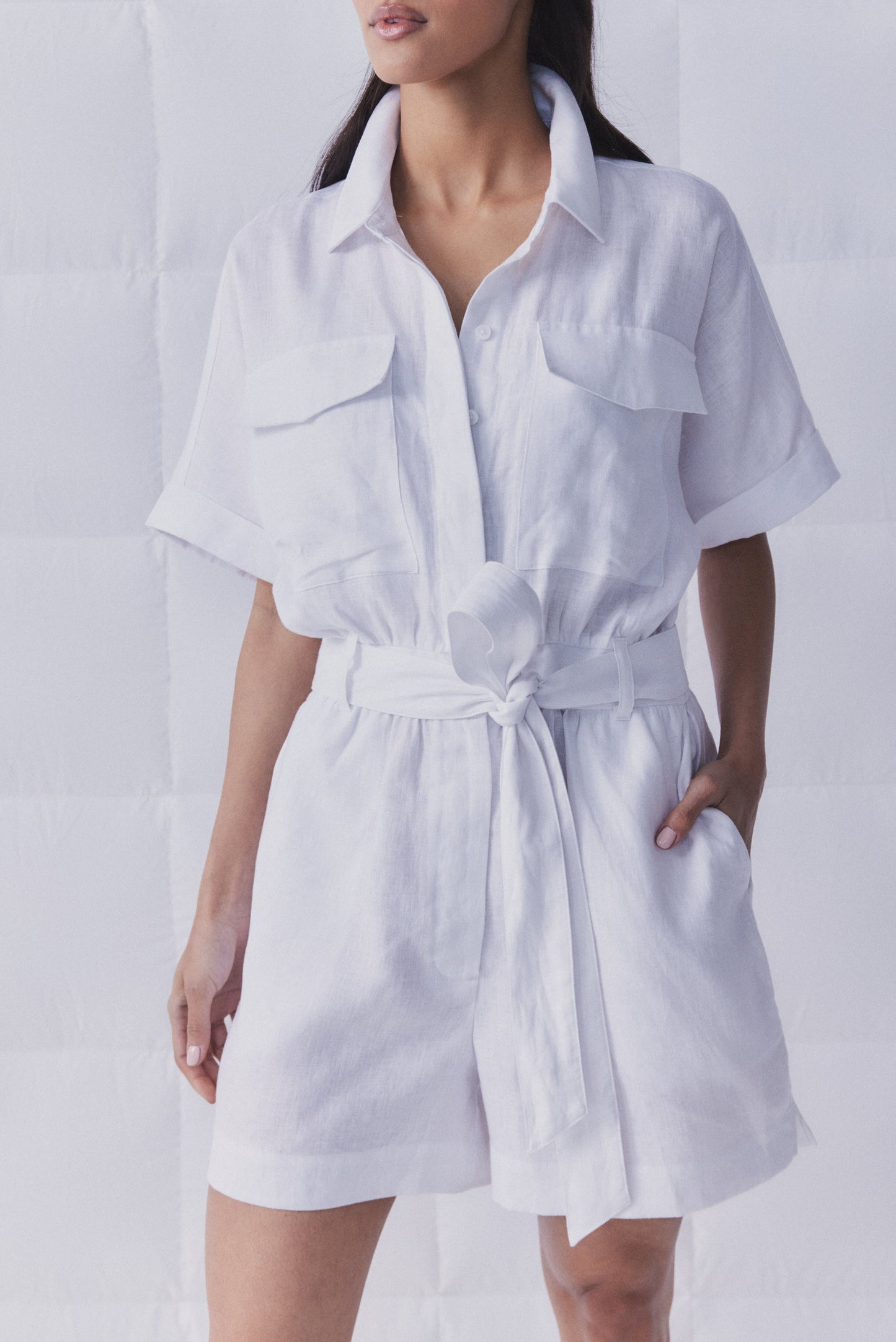 D-Luxe Linen Romper