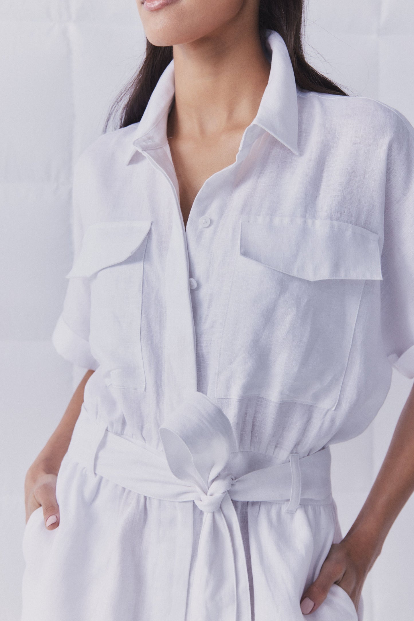 D-Luxe Linen Romper