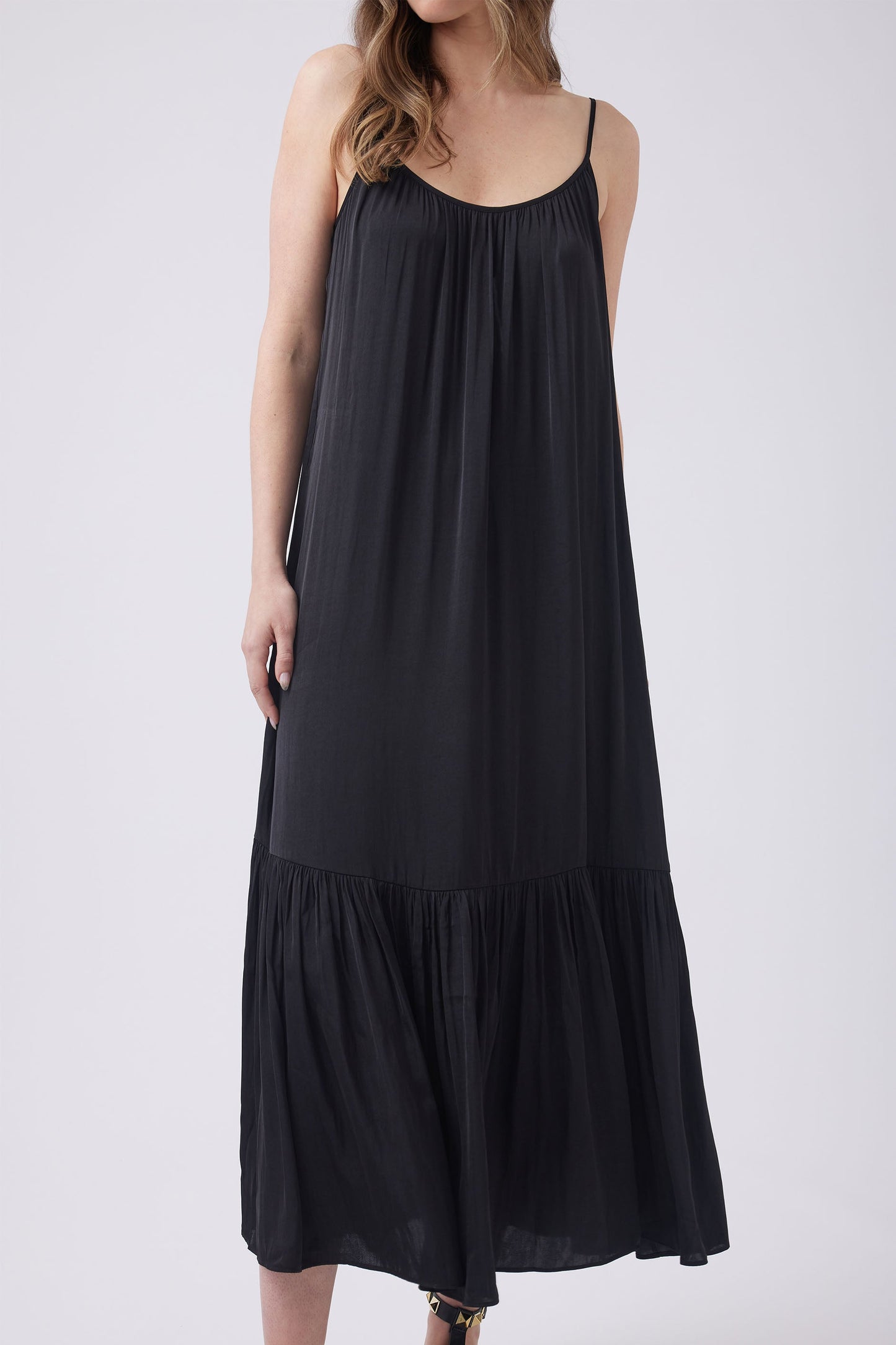 Monica Scoop Neck Maxi Dress