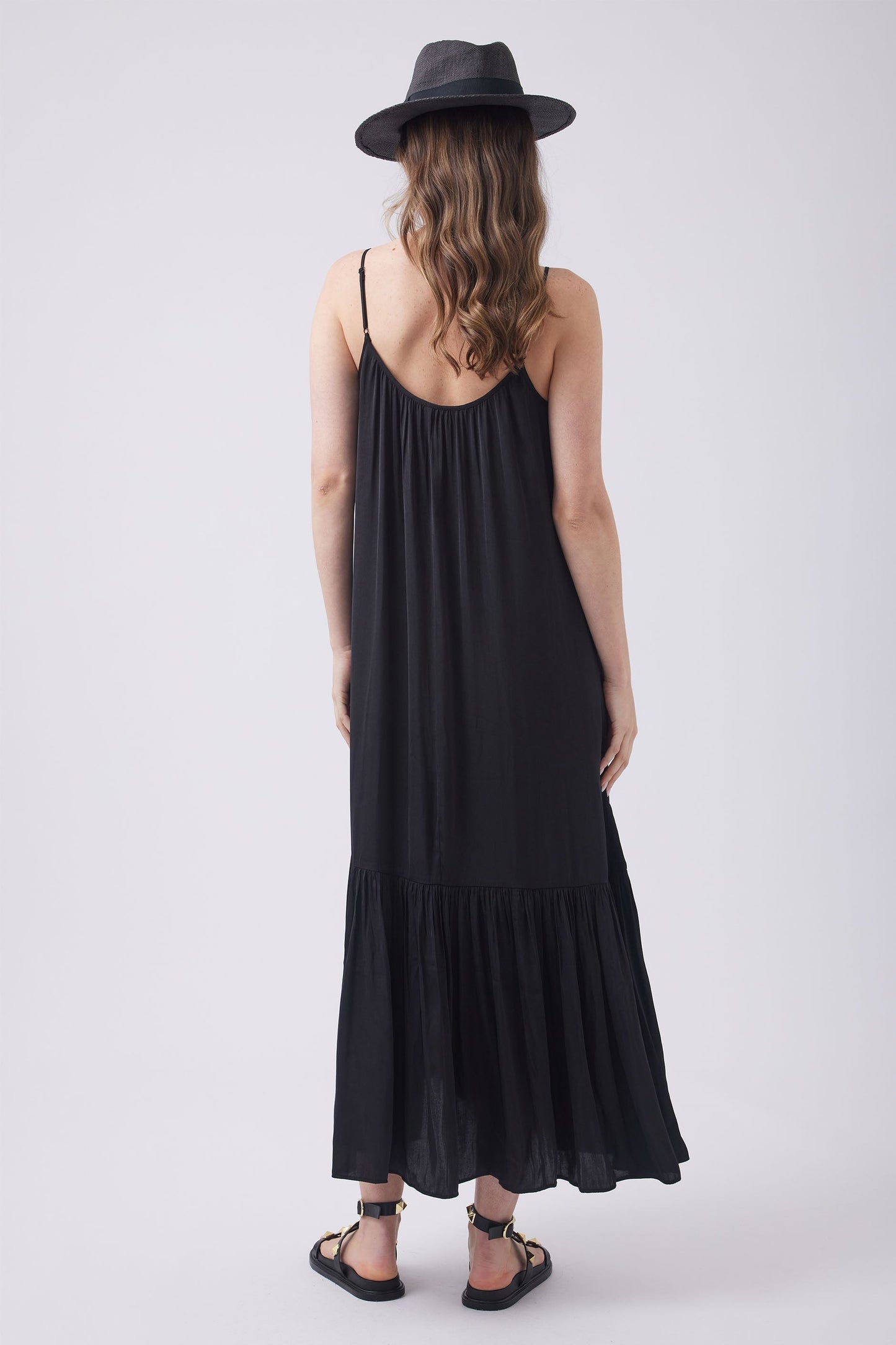 Monica Scoop Neck Maxi Dress