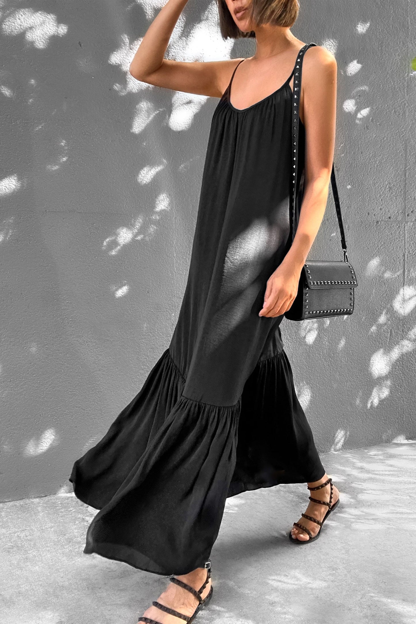 Monica Scoop Neck Maxi Dress
