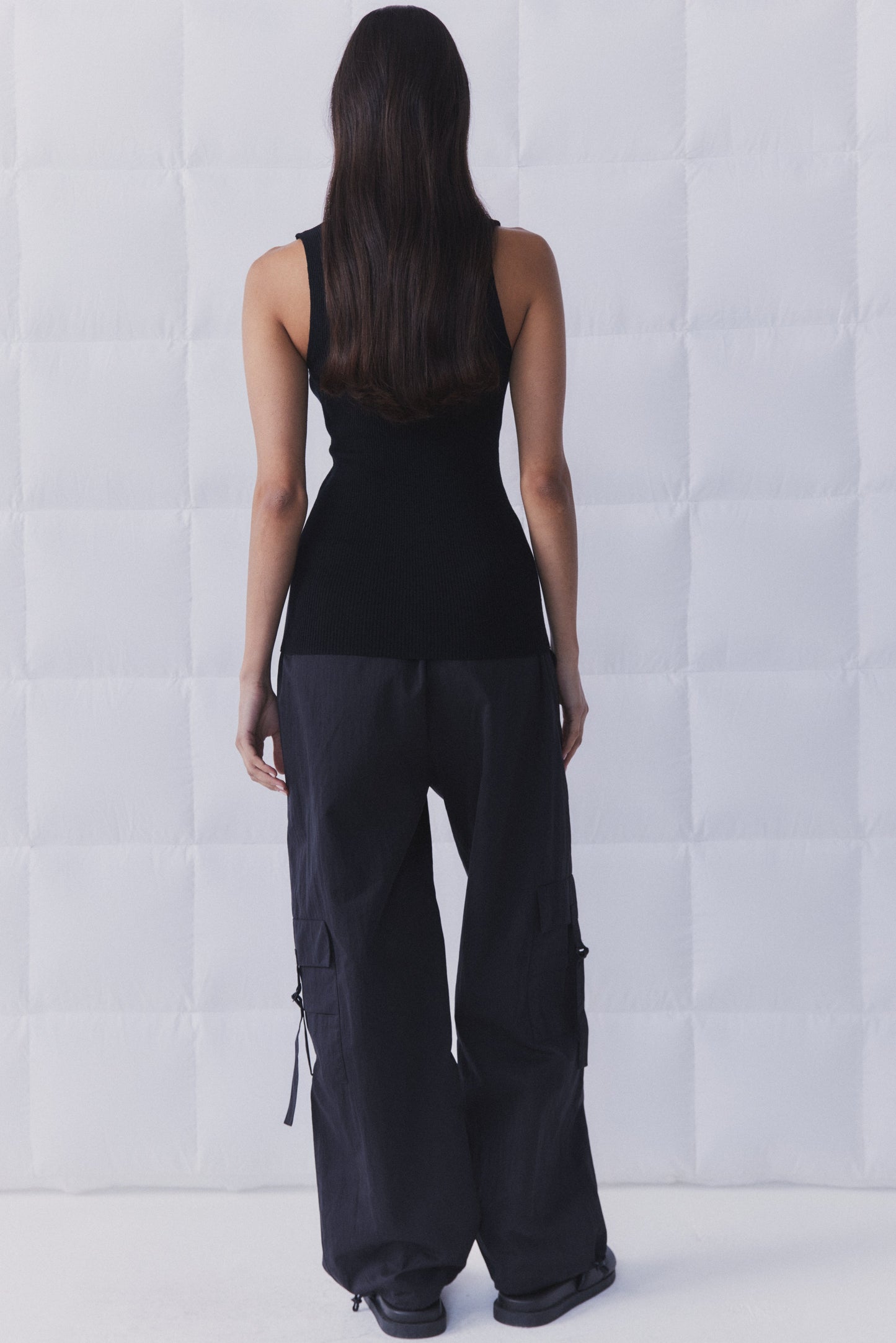 D-Luxe Square Neck Knit Tank