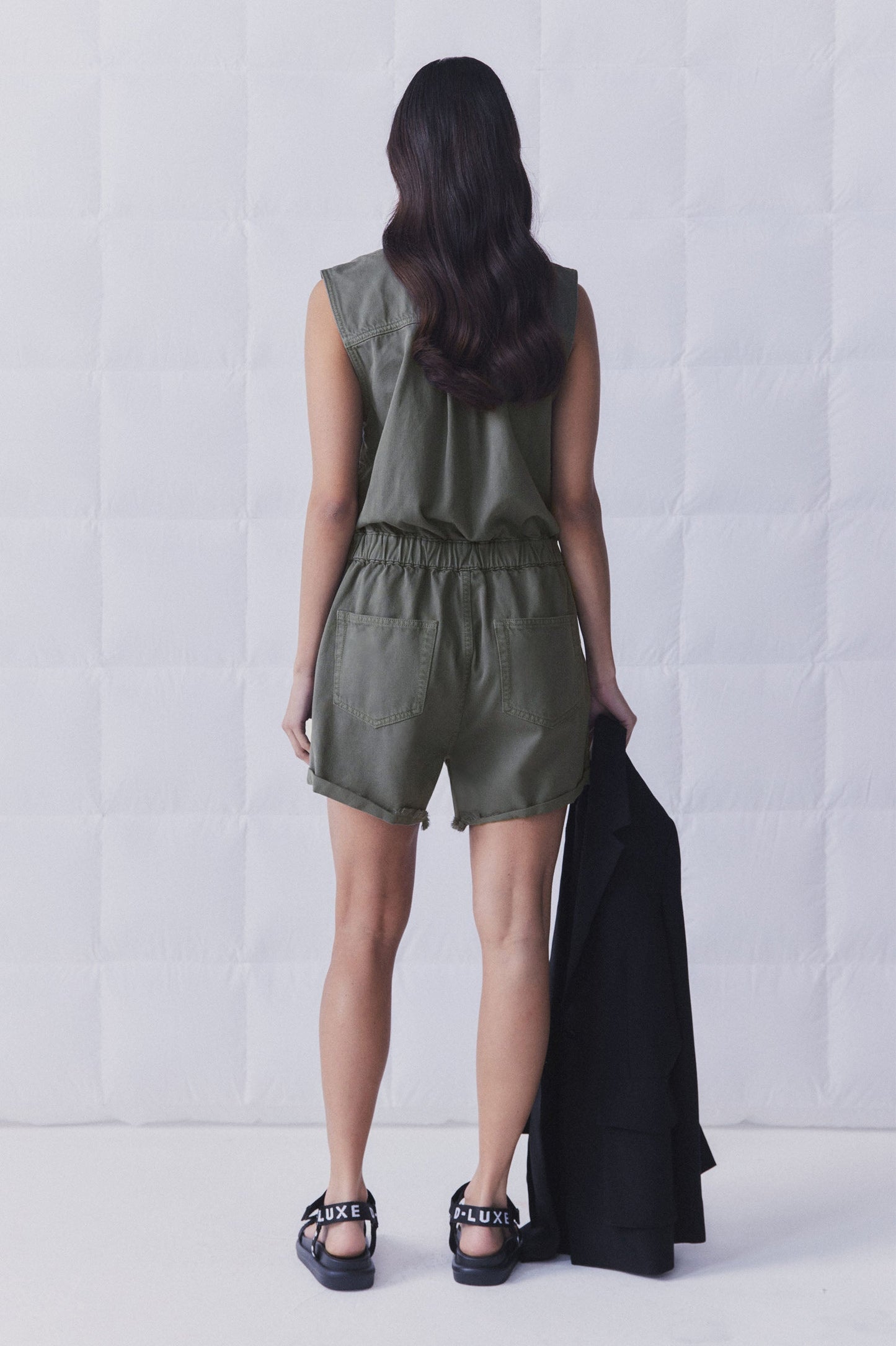 D-Luxe Denim Romper