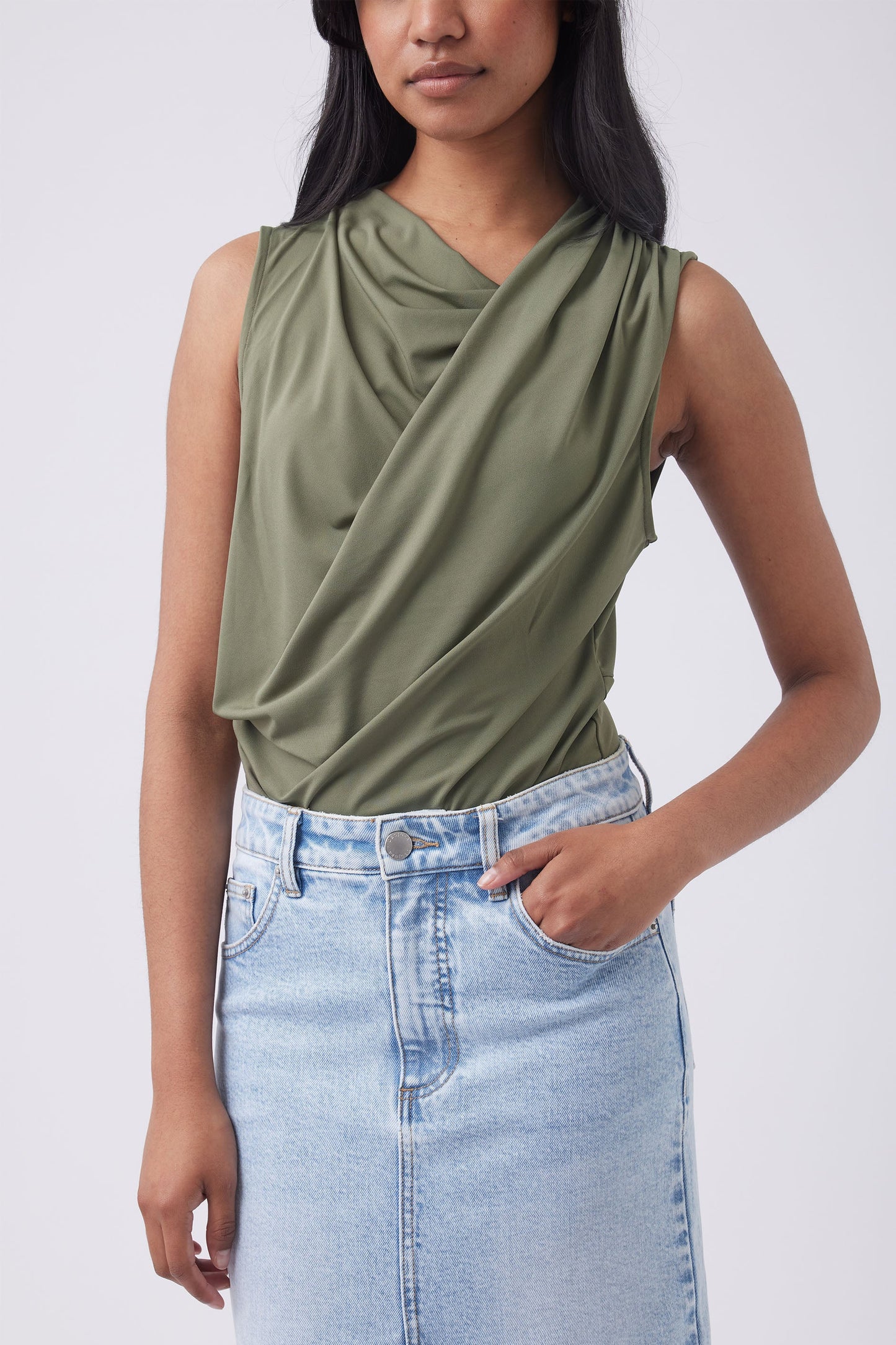 Natalie Draped Bodysuit