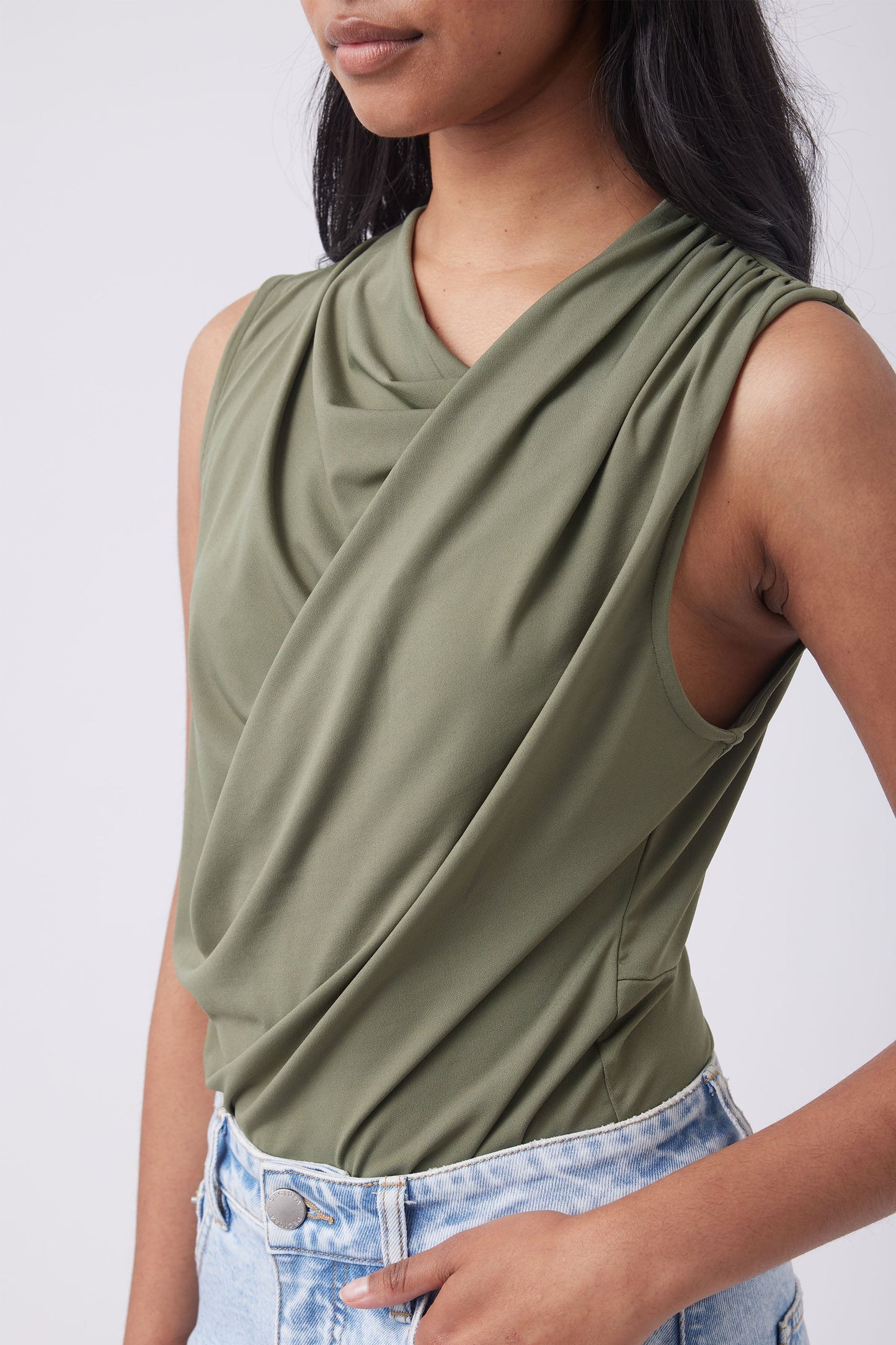 Natalie Draped Bodysuit