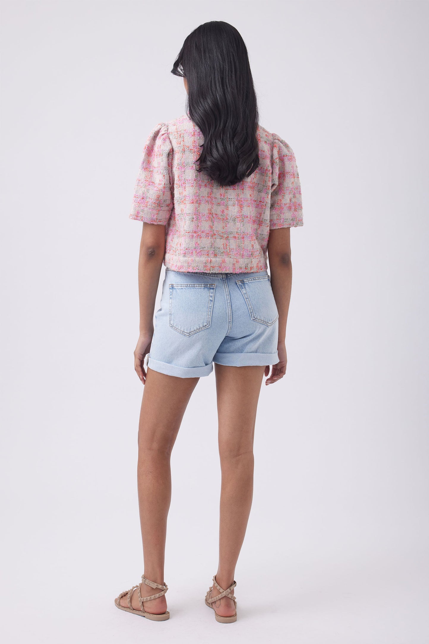 Ceecee Crop Tweed Jacket