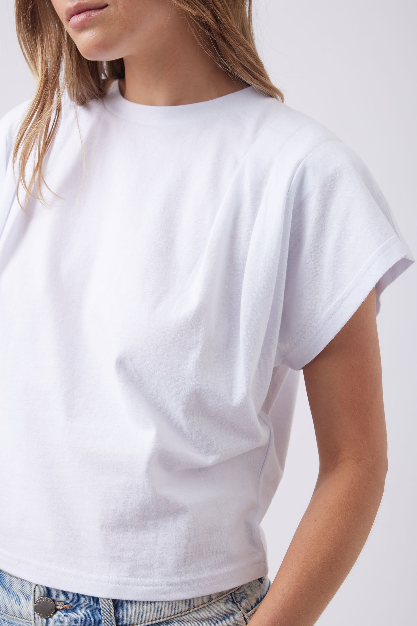 Amelia Pleat Detail Tee