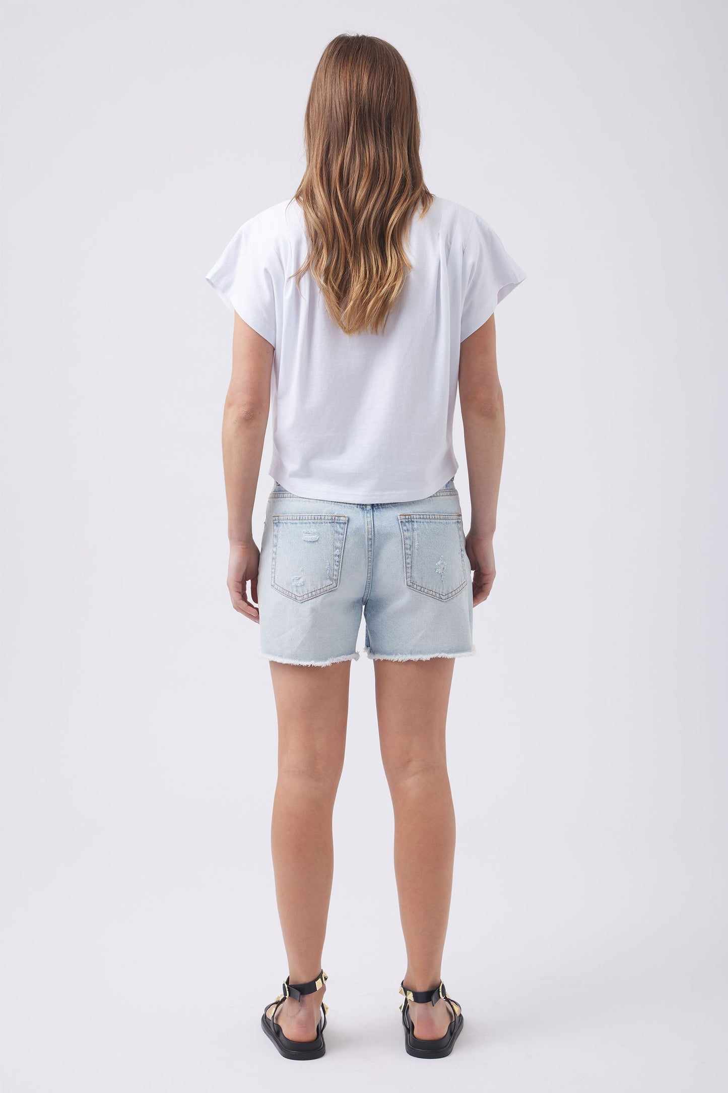 Amelia Pleat Detail Tee