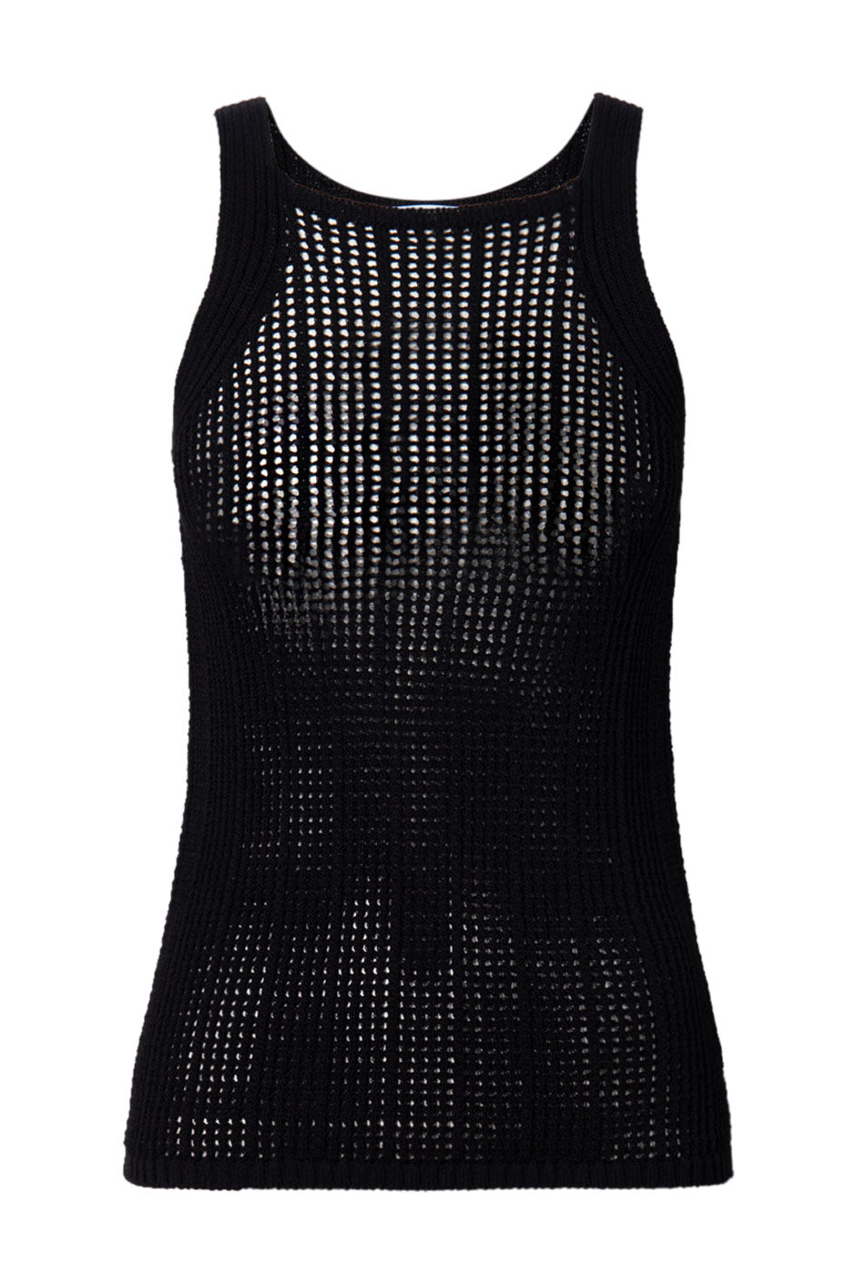 D-Luxe High Neck Knit Tank