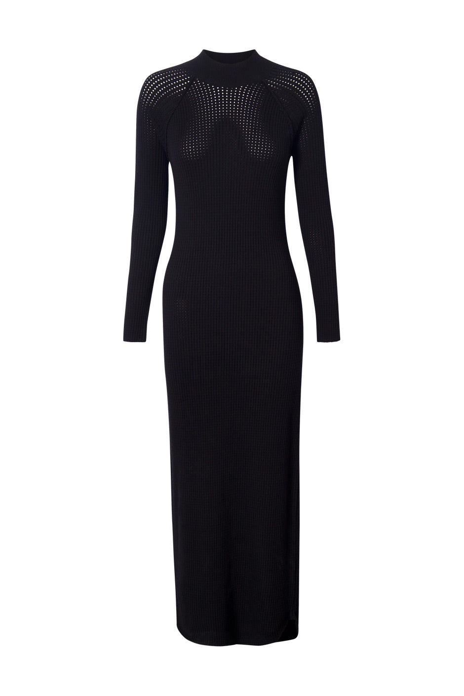 D-Luxe Curved Hem Midi Dress