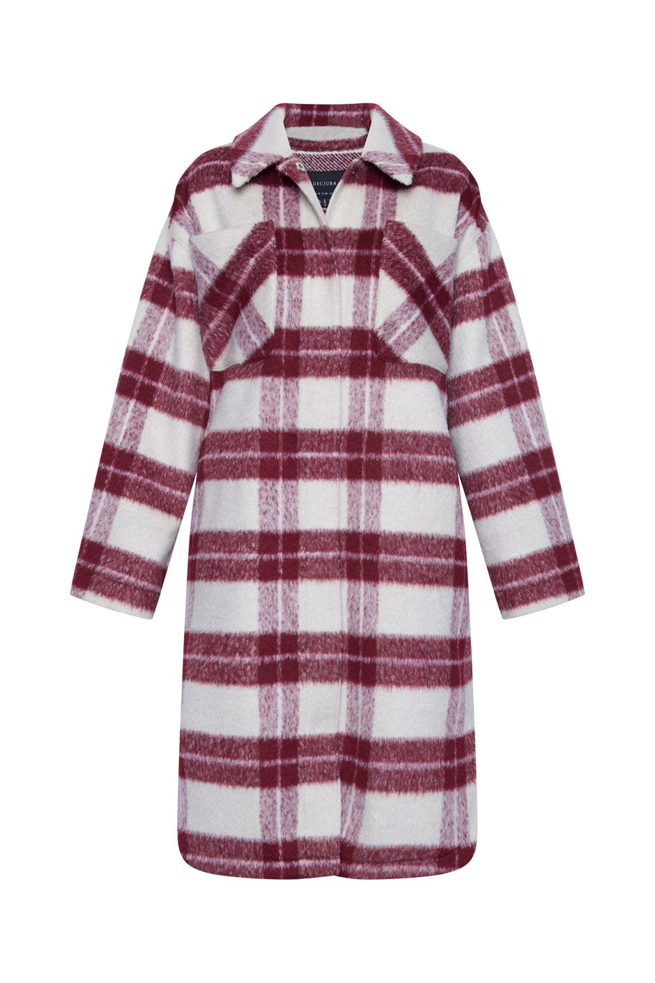 Sara Longline Check Shacket