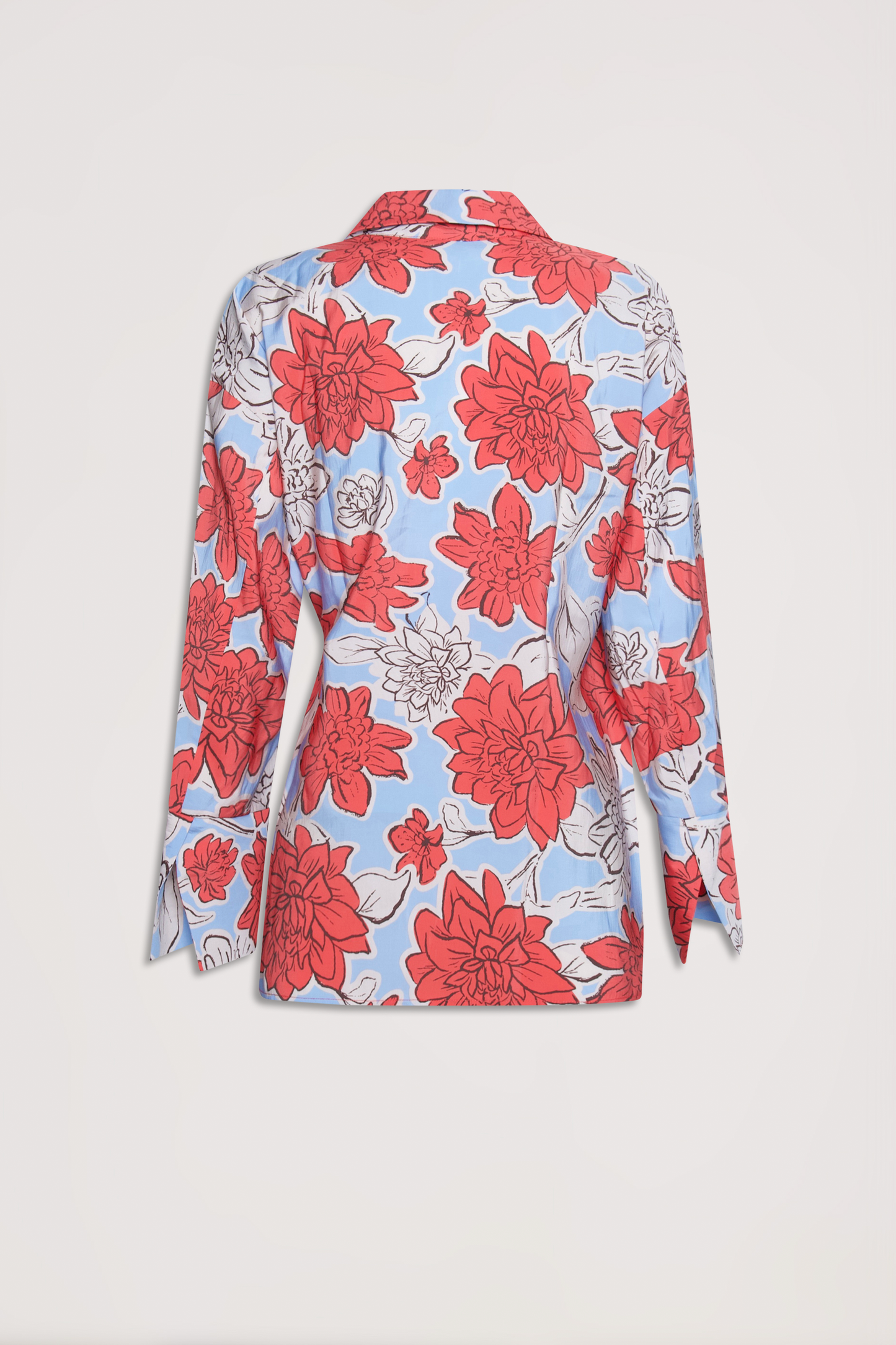 Simone Textured Tie Shirt