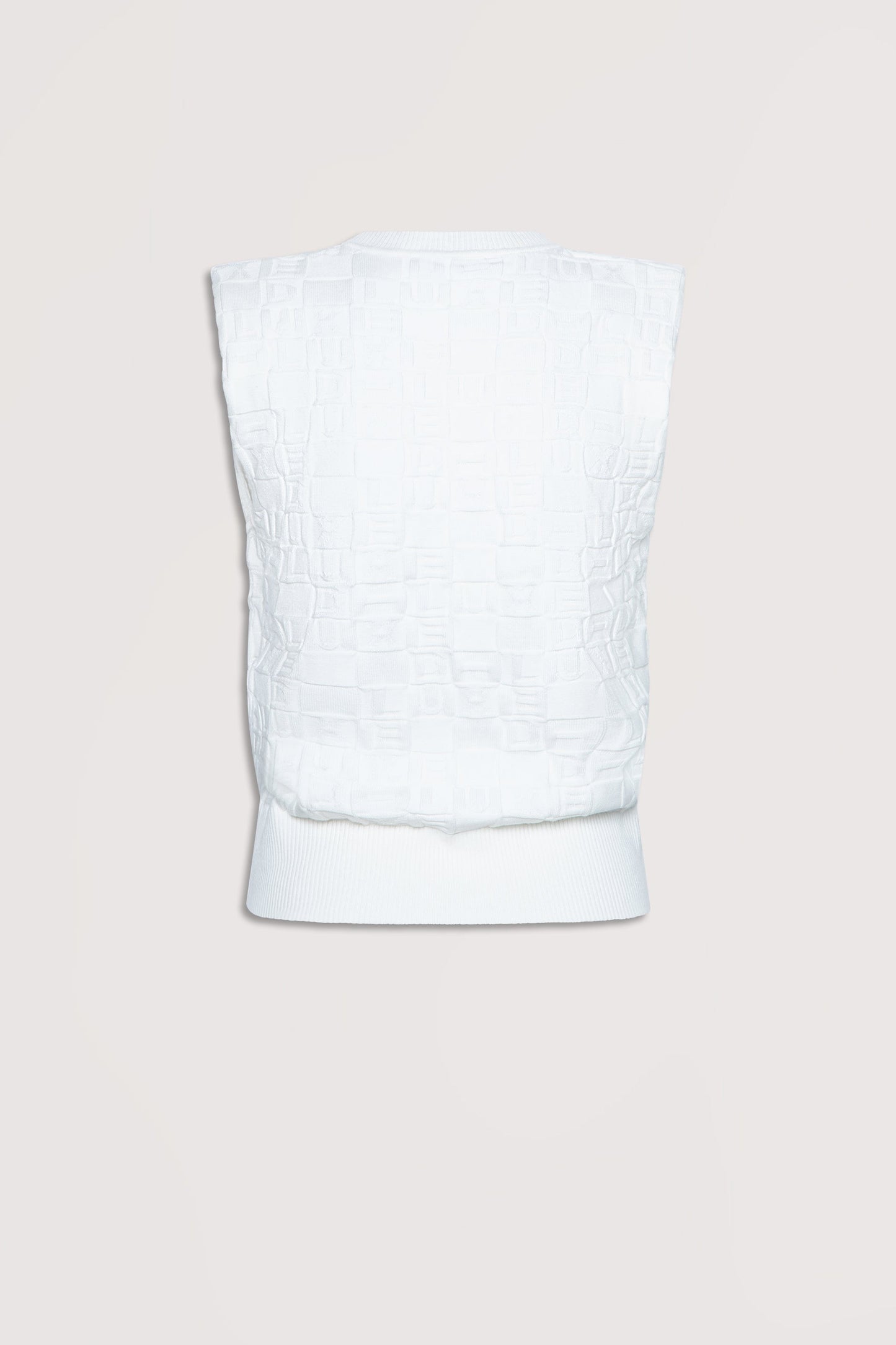 D-Luxe Monogram Knit Tank