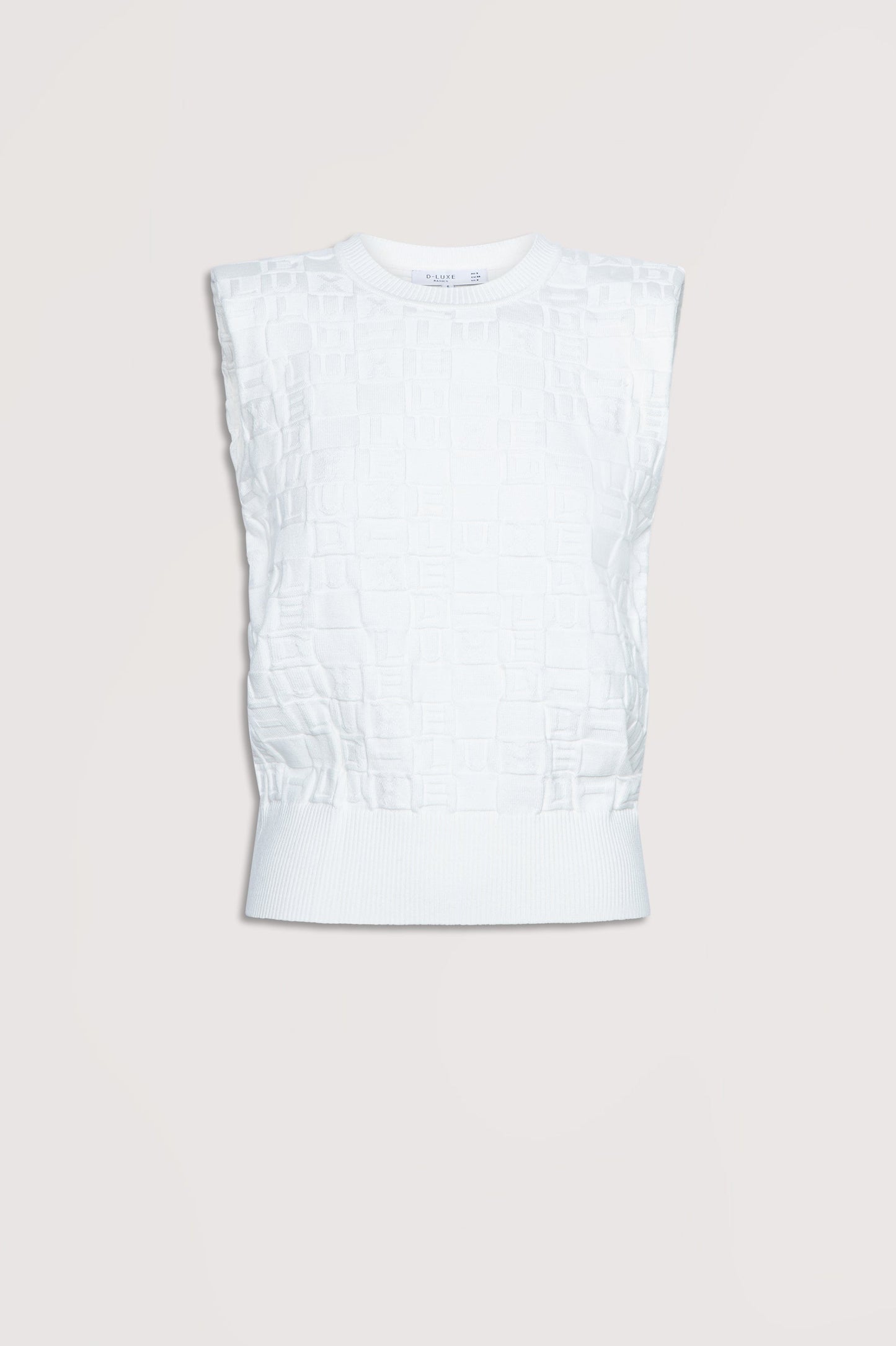 D-Luxe Monogram Knit Tank