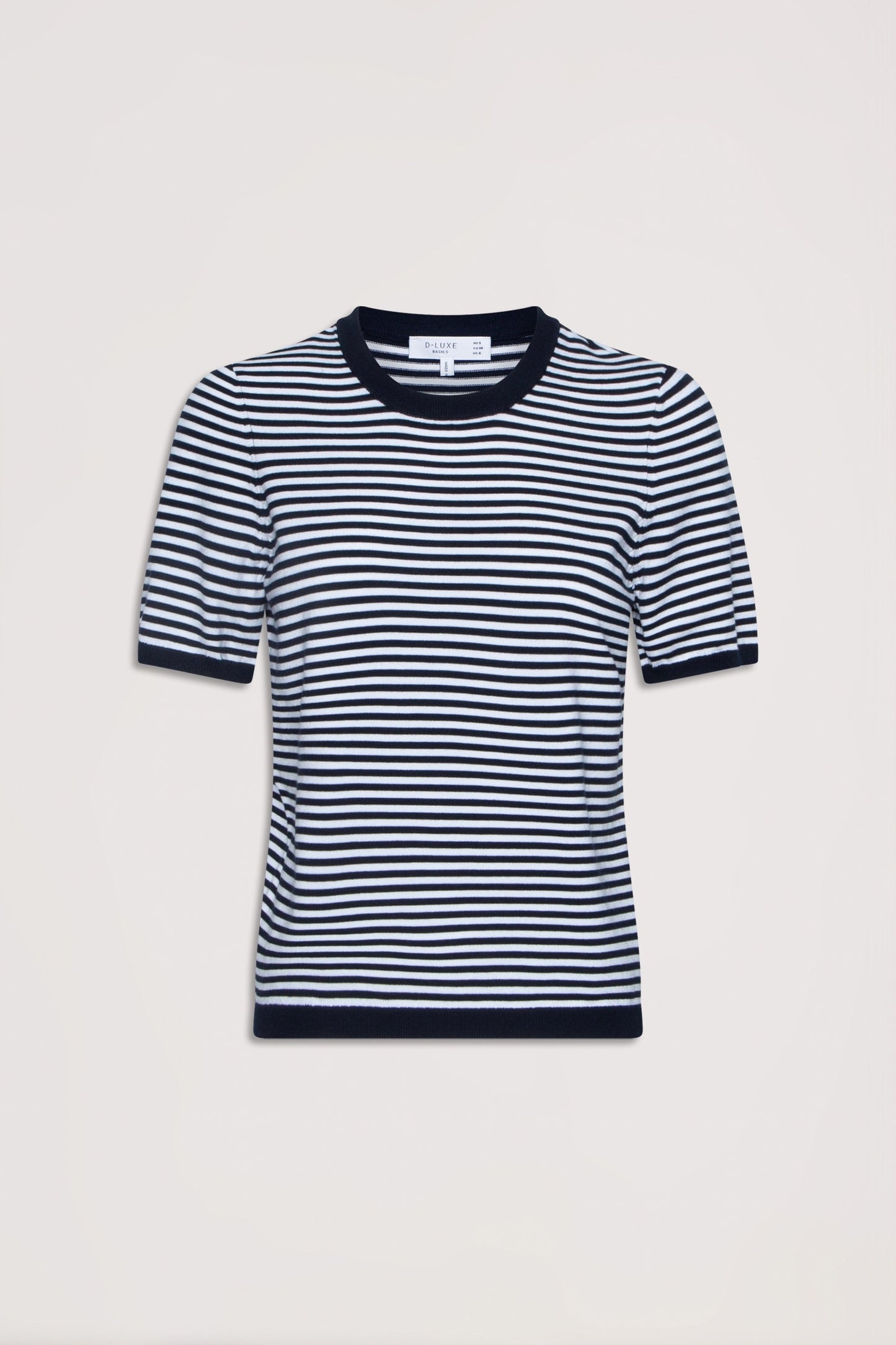 D-Luxe Stripe Knit Tee