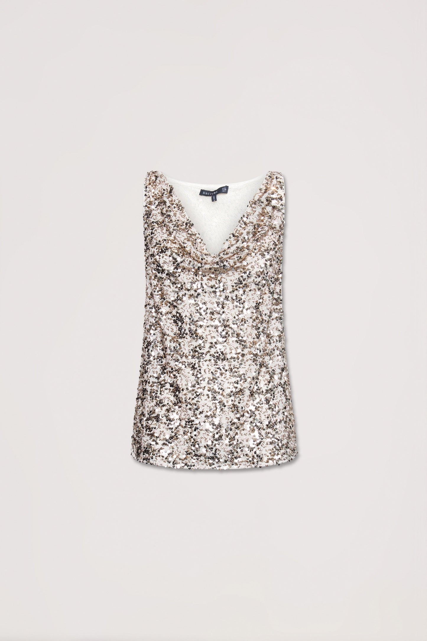 Masie Sequin Cowl Top