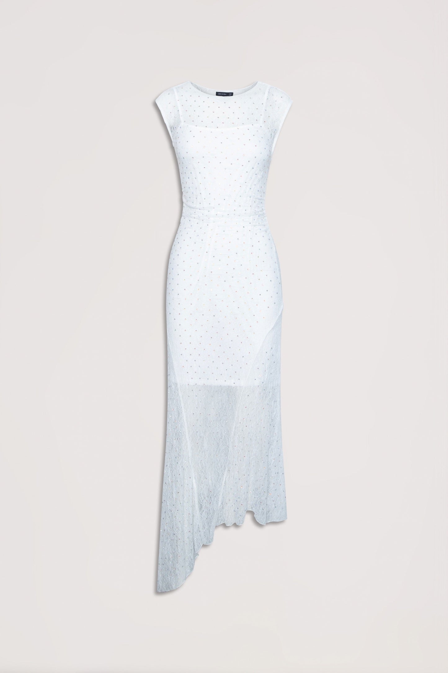 Rhi Diamante Asymmetric Dress