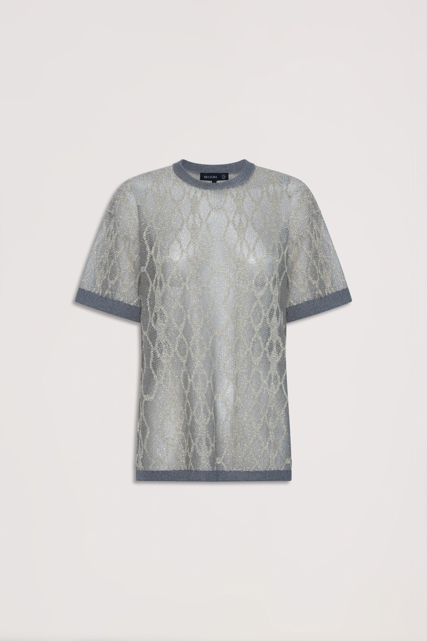 Mikayla Metallic Stitch Tee