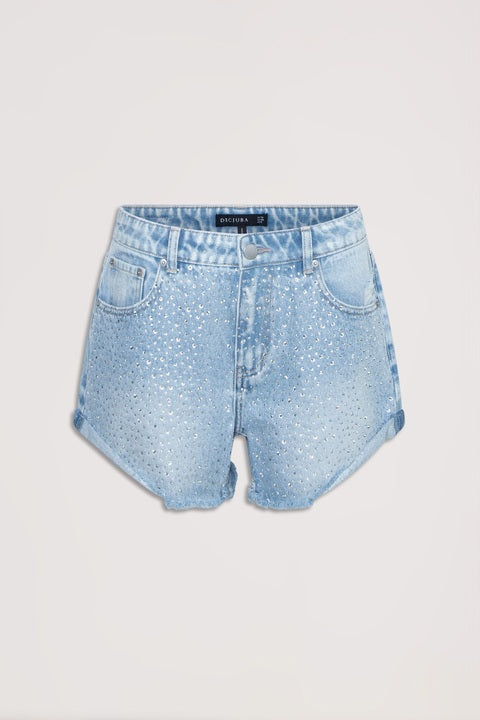 Charlie Rhinestone Denim Short