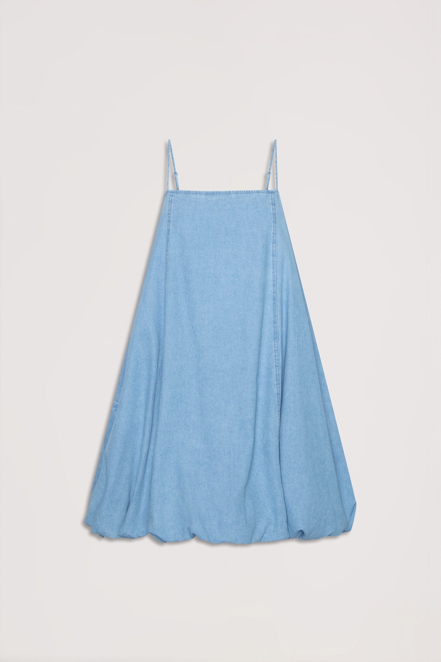 Eliza Denim Bubble Mini Dress