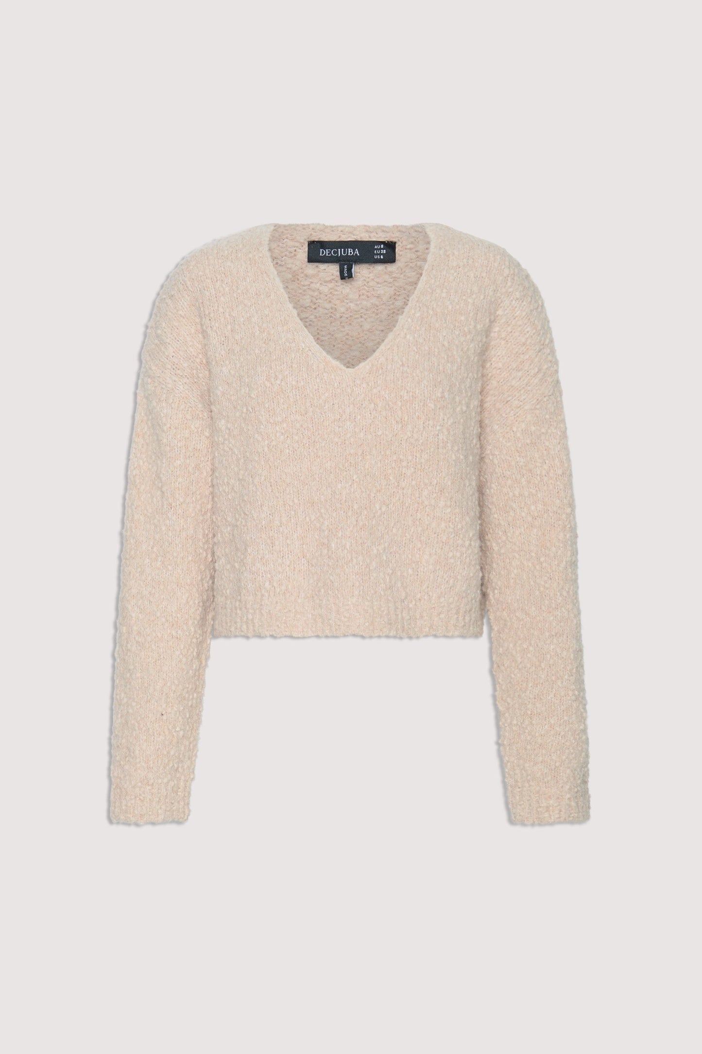 Finley V Neck Textured Jumper
