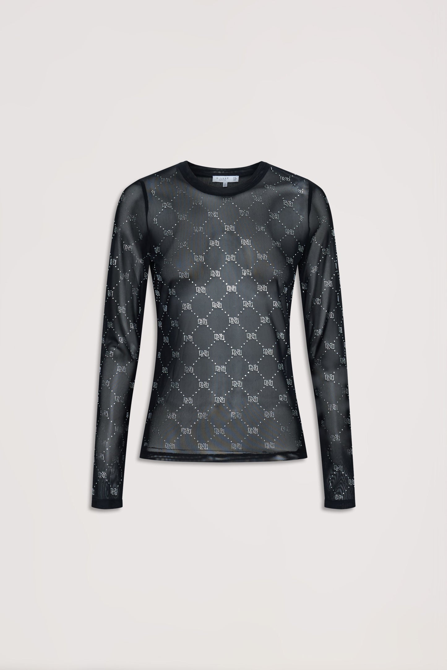 D-Luxe Monogram Rhinestone Top