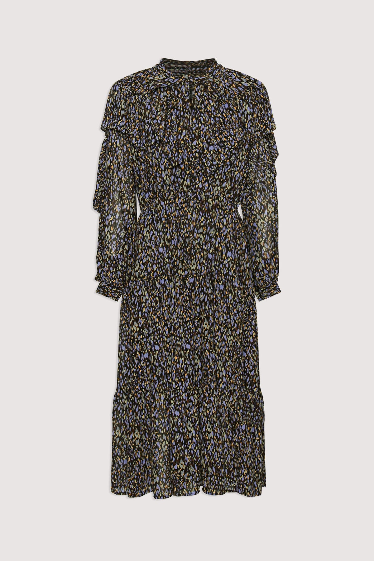 Reigan Ruffle Midi Dress