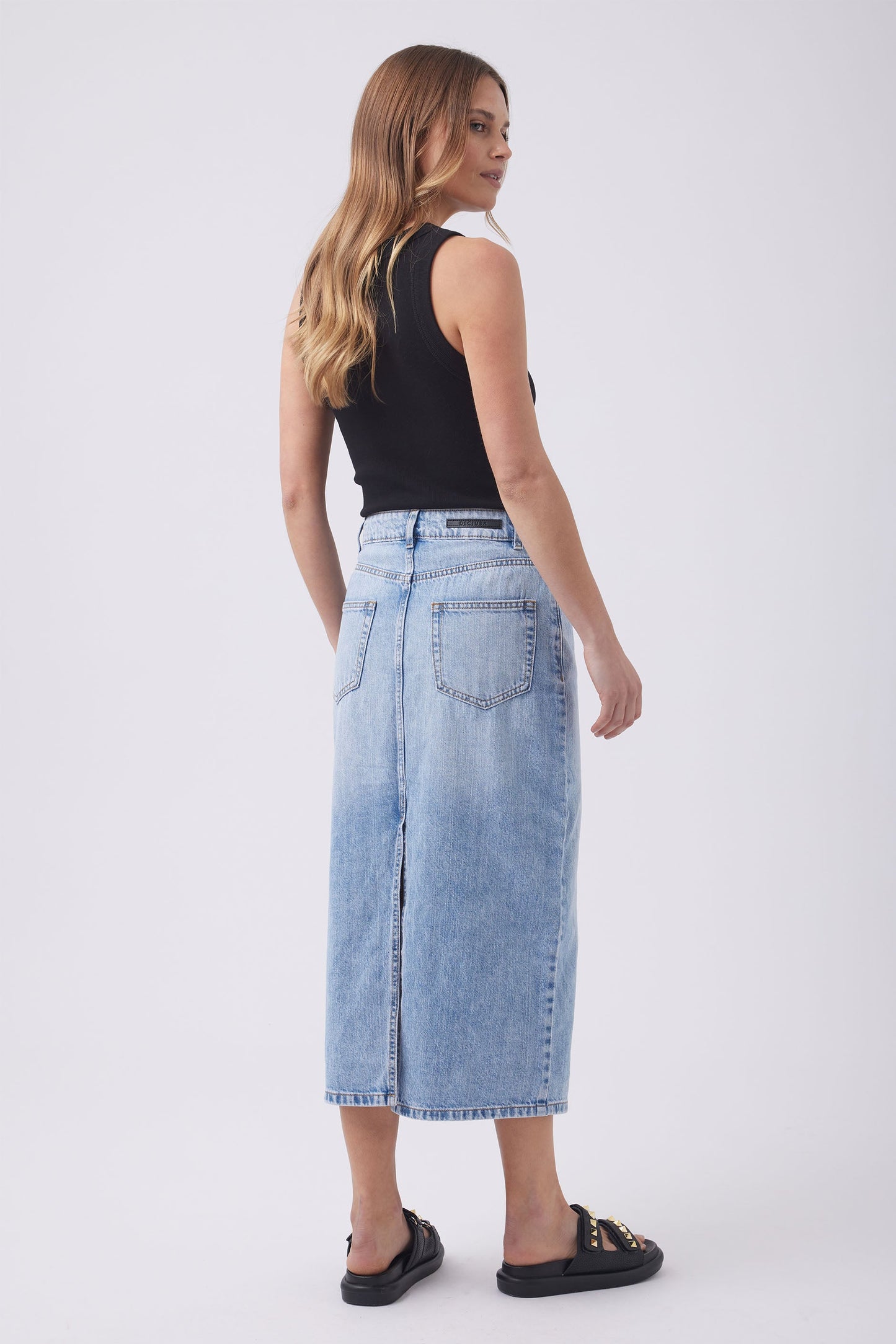 Mia Denim Midi Skirt