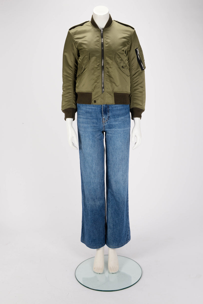 Nylon Bomber Jacket