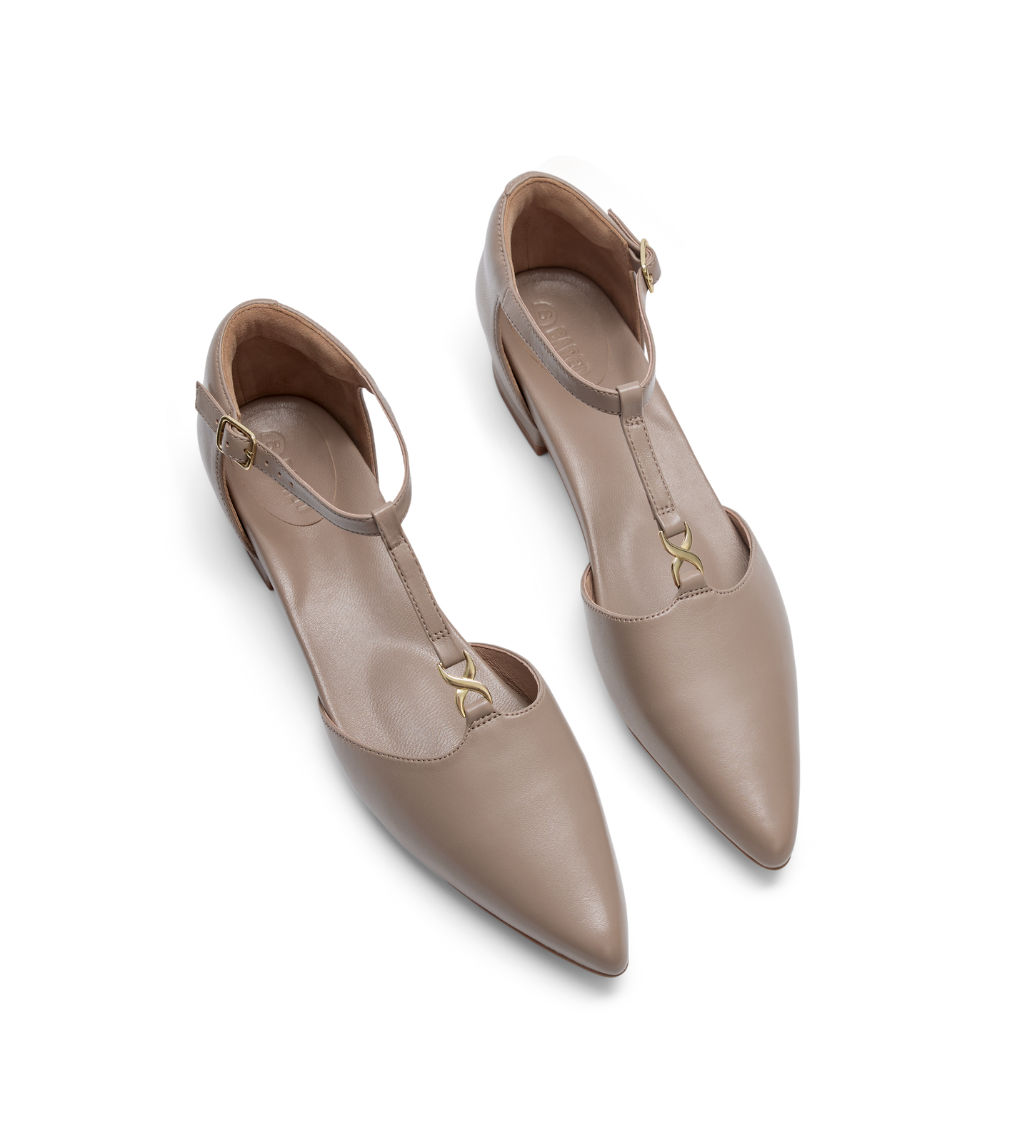 Avocet Donkey Leather & Hardware Flats