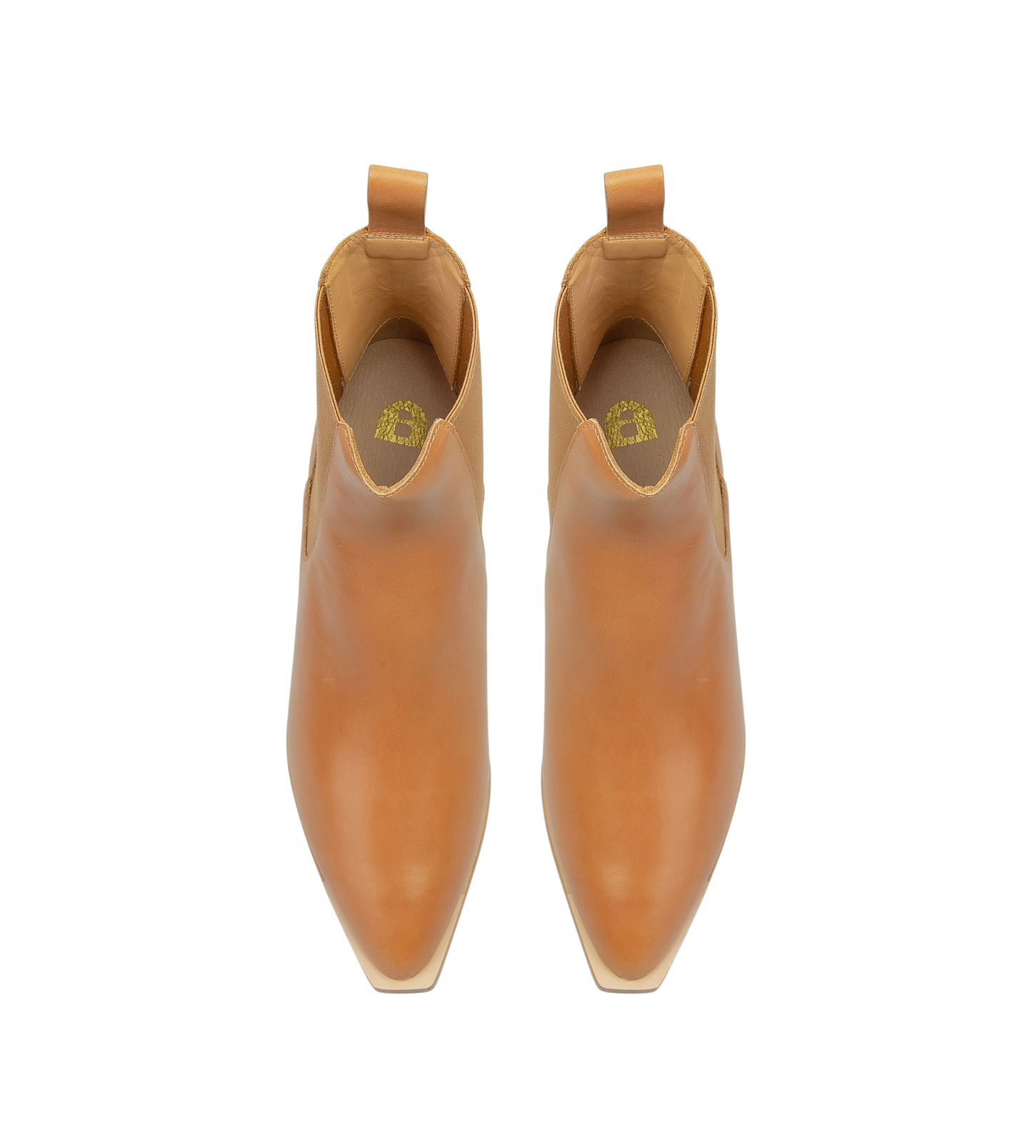 Canary Tan Leather Ankle Boots