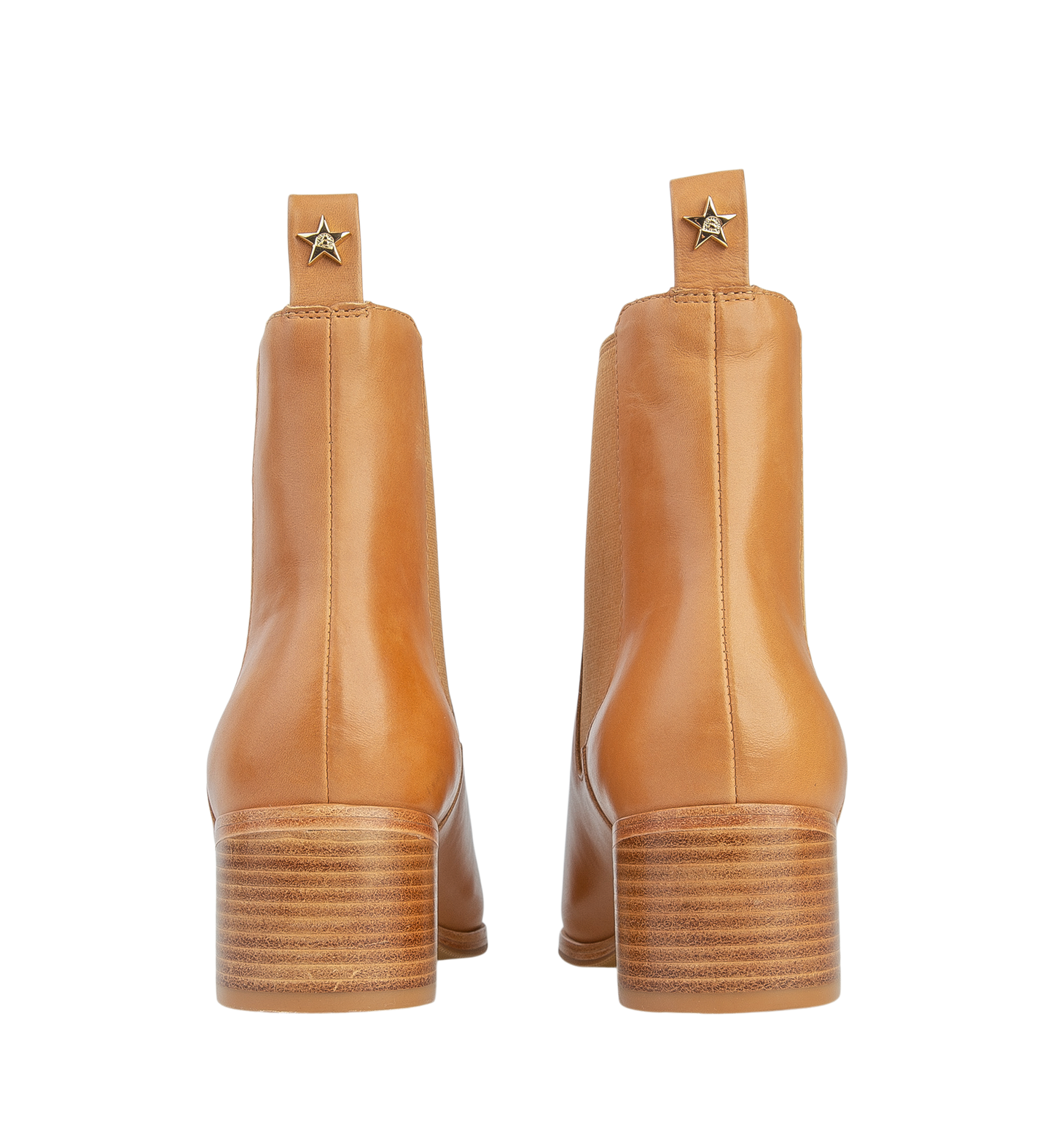 Canary Tan Leather Ankle Boots