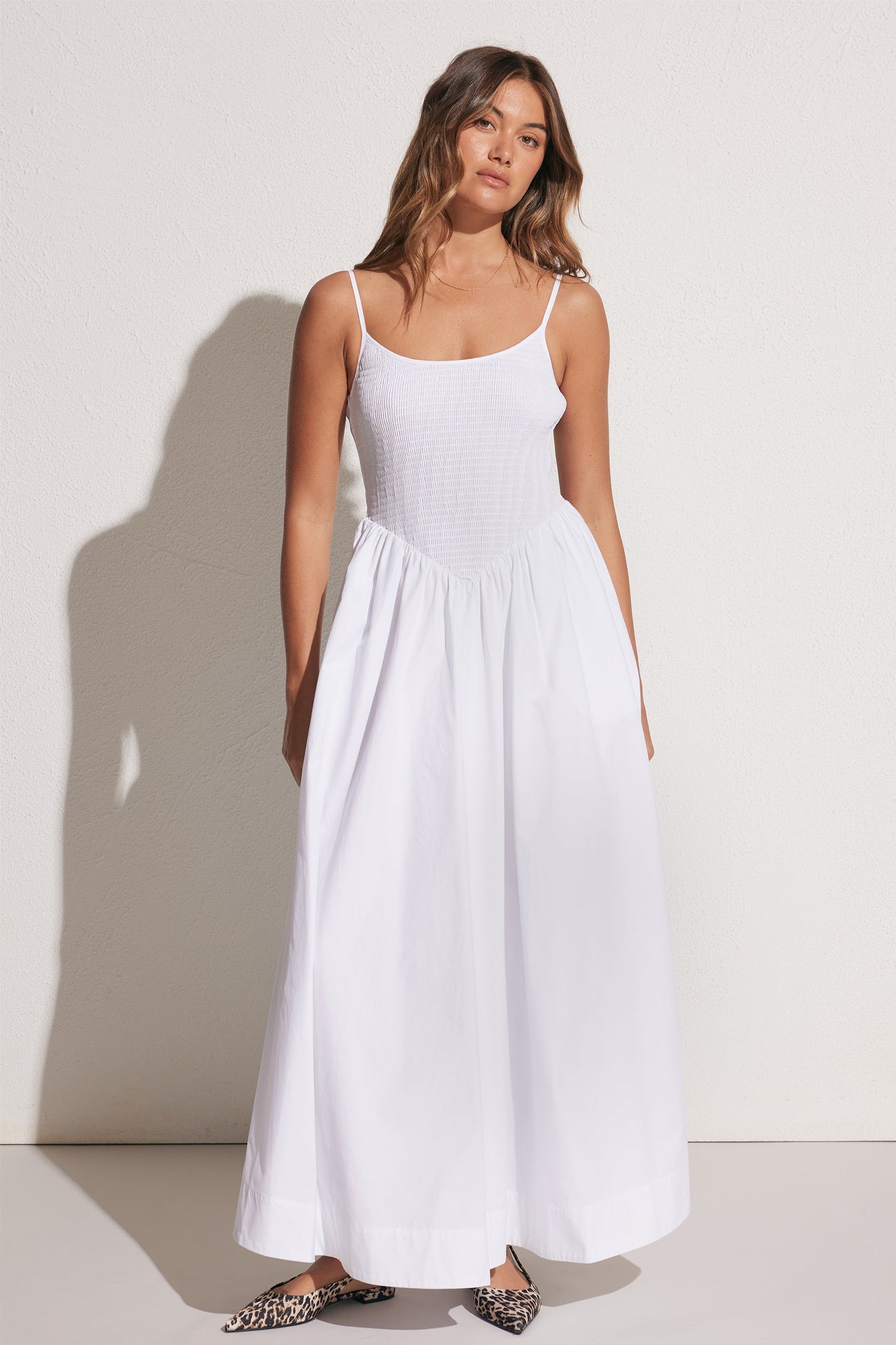 Pippa Shirred Maxi Dress