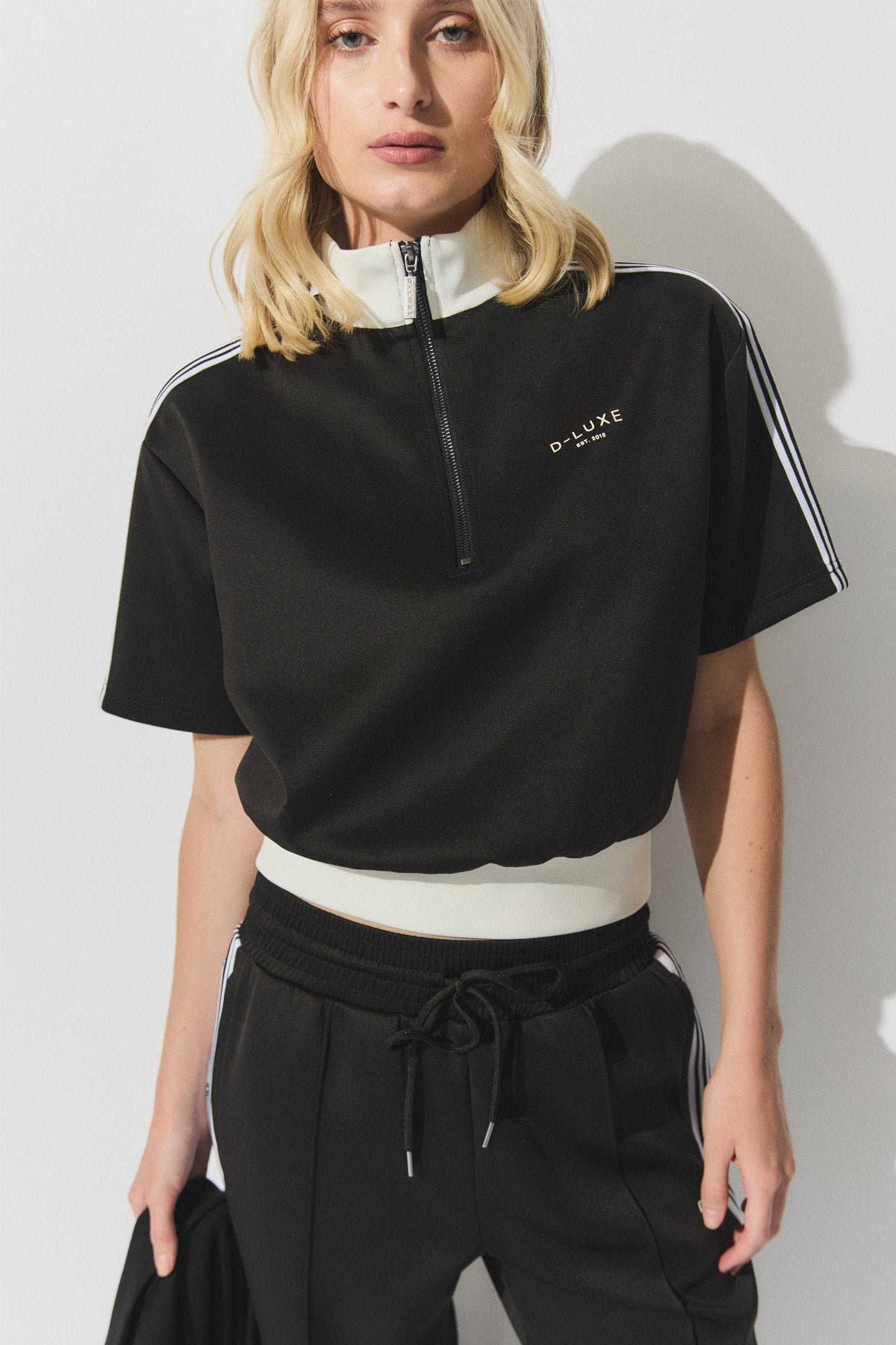 D-Luxe Zip Front Sweat