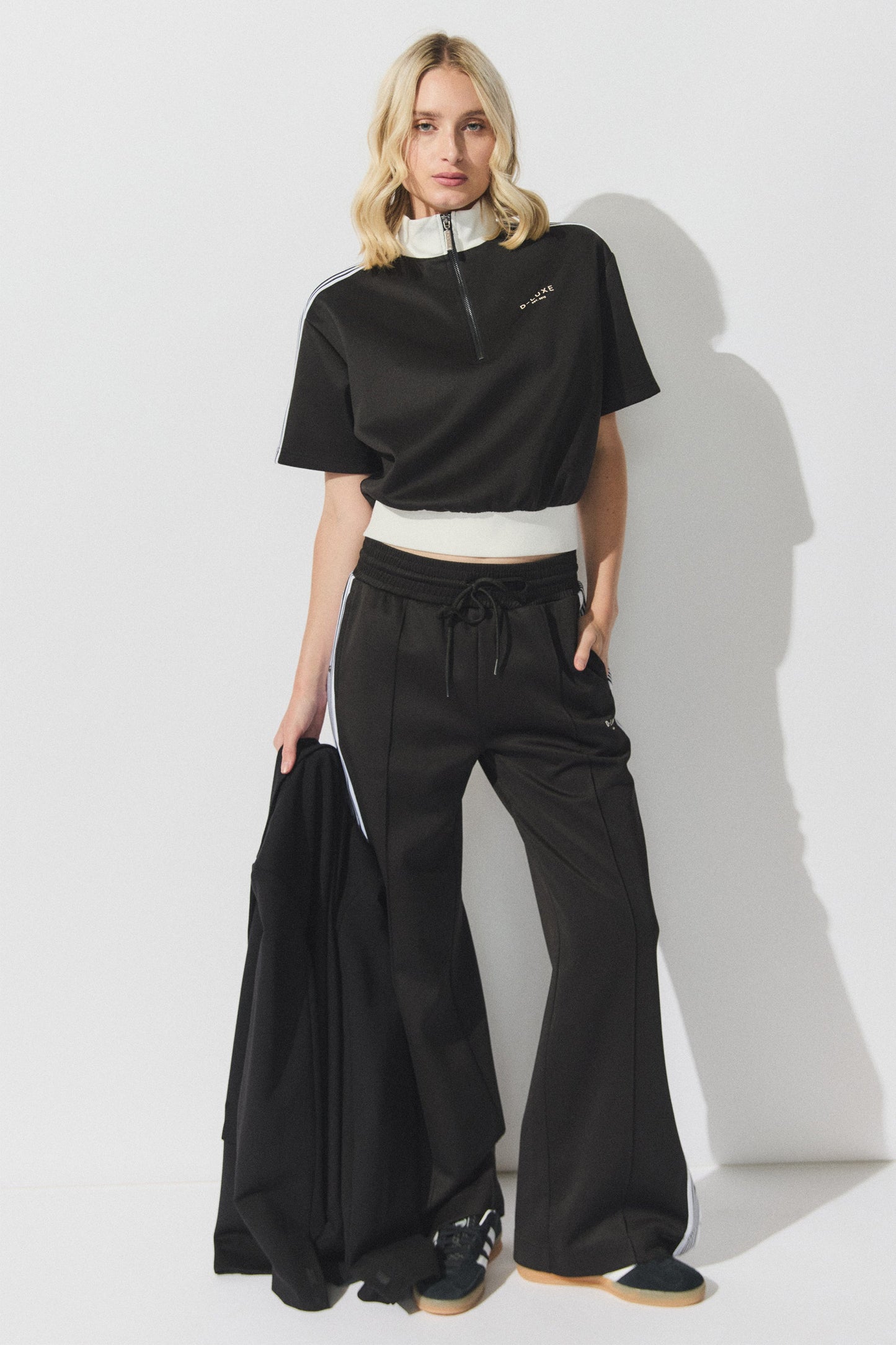 D-Luxe Zip Front Sweat