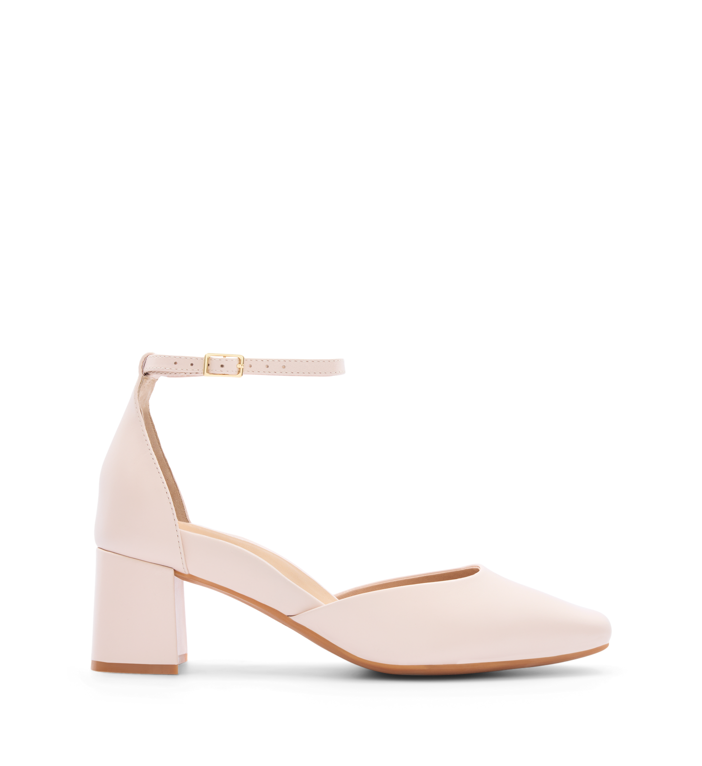 Gavilan Blush Leather Low Heels