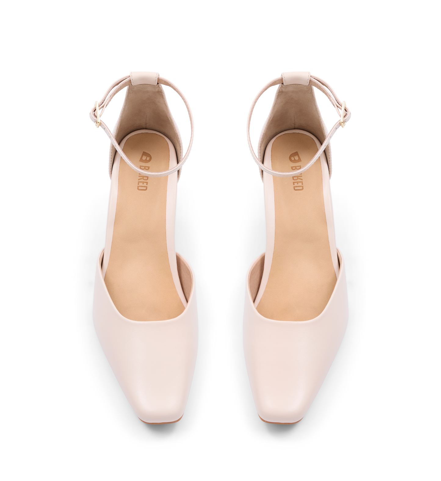 Gavilan Blush Leather Low Heels
