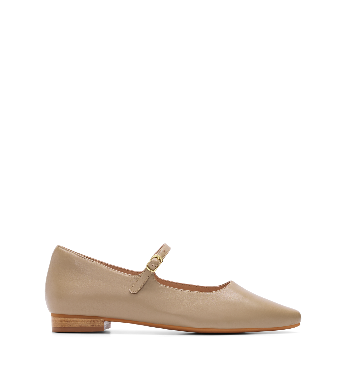Inca 2 Taupe Leather Ballet Flats