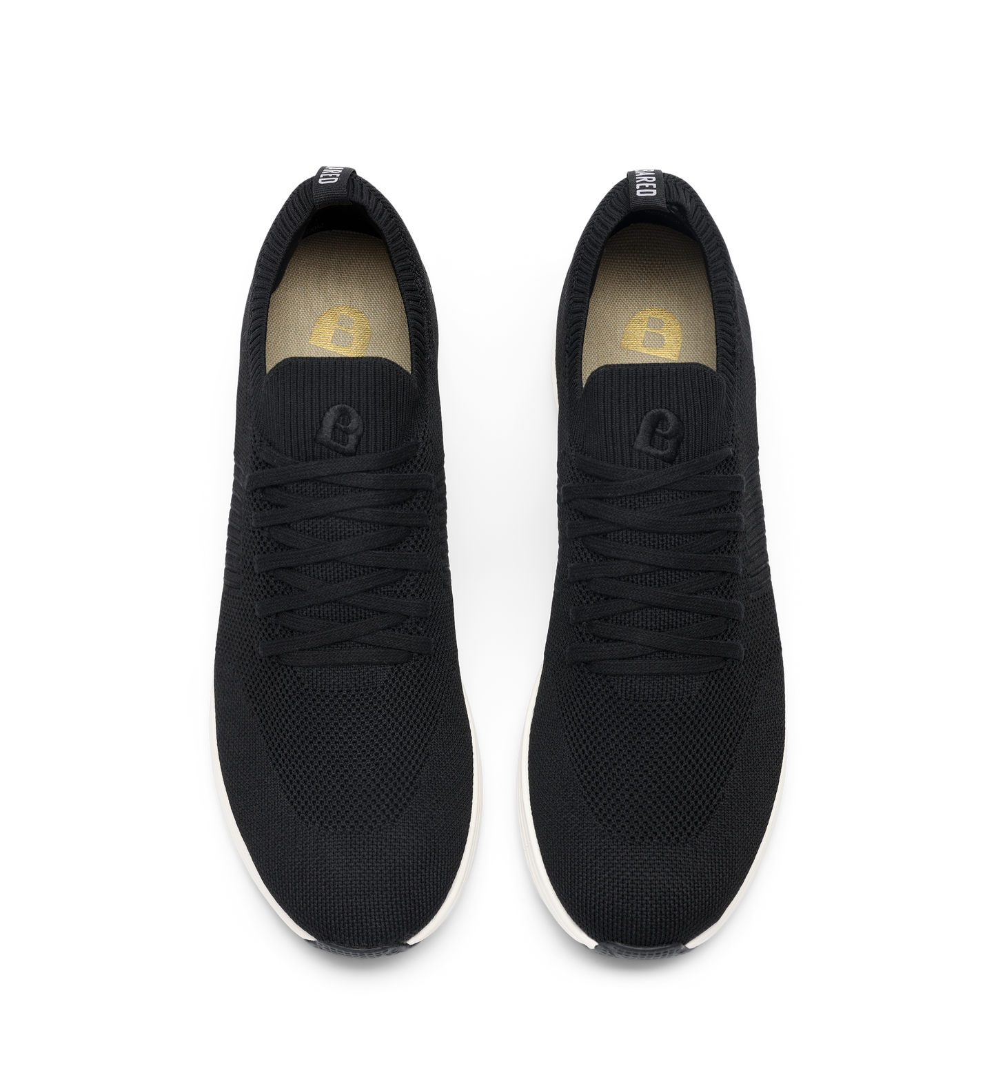Jinzo Black Knit Sneakers