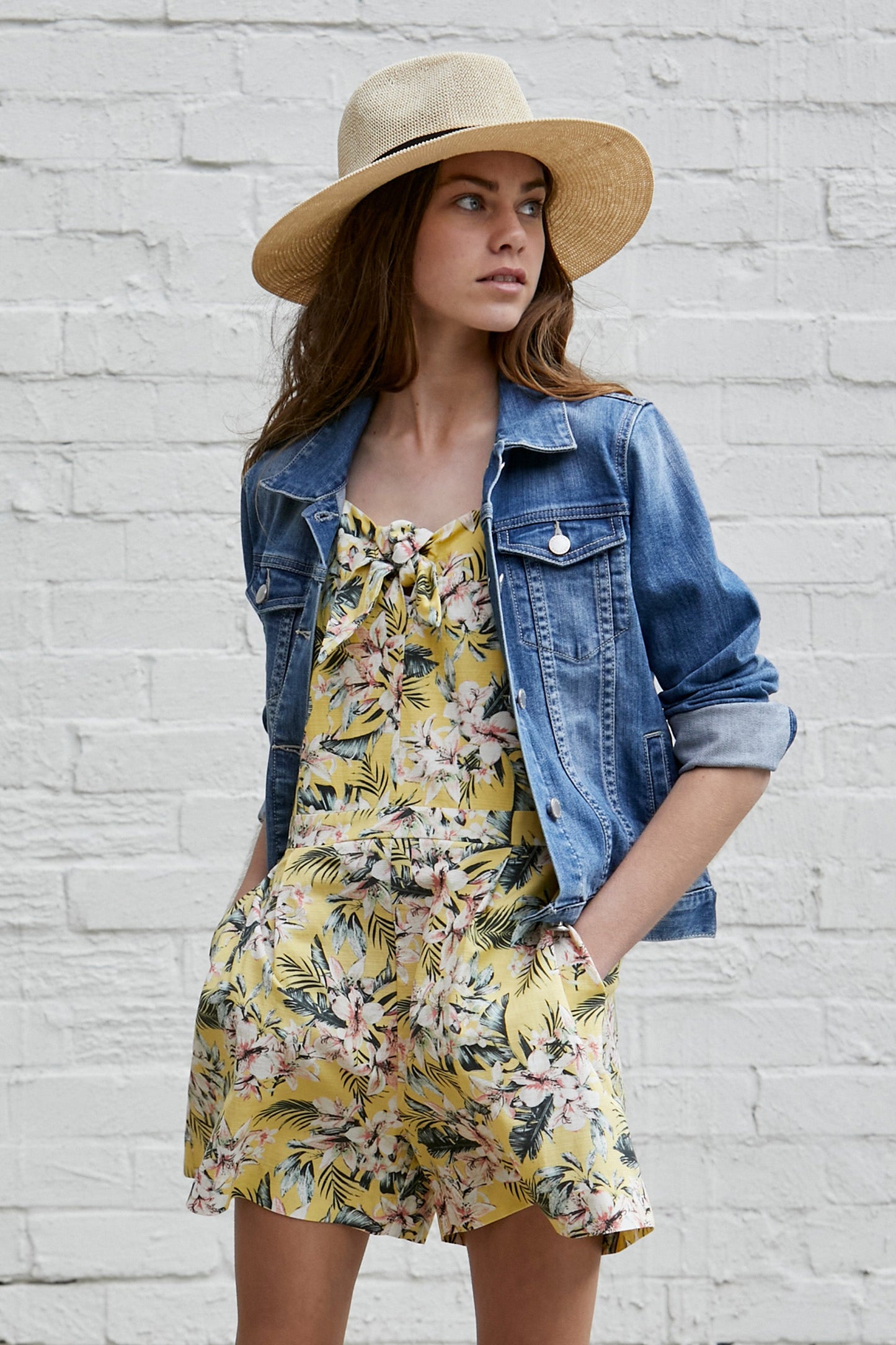 Girls Cara Knot Up Playsuit