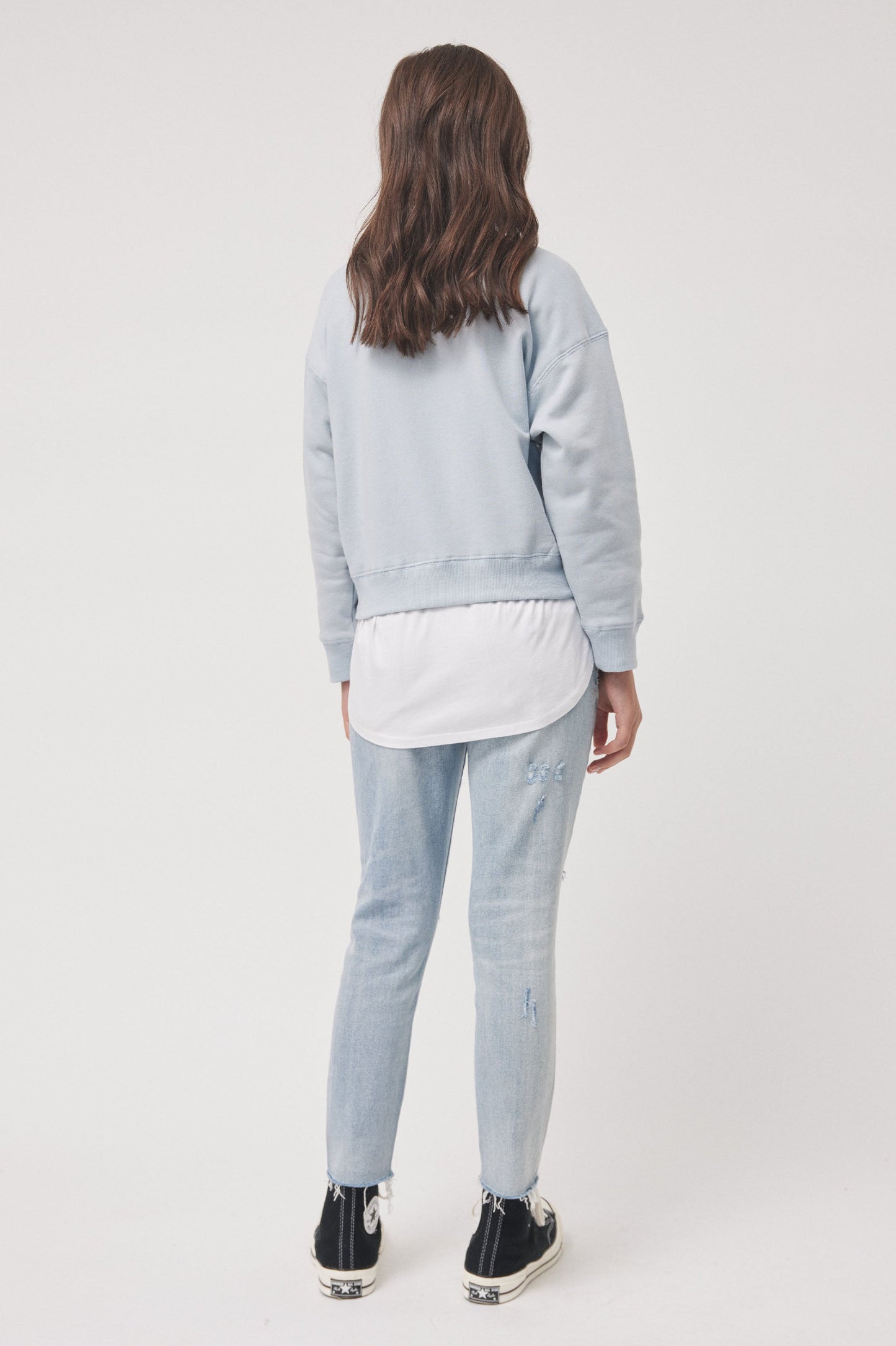 Girls Amore Cropped Crew