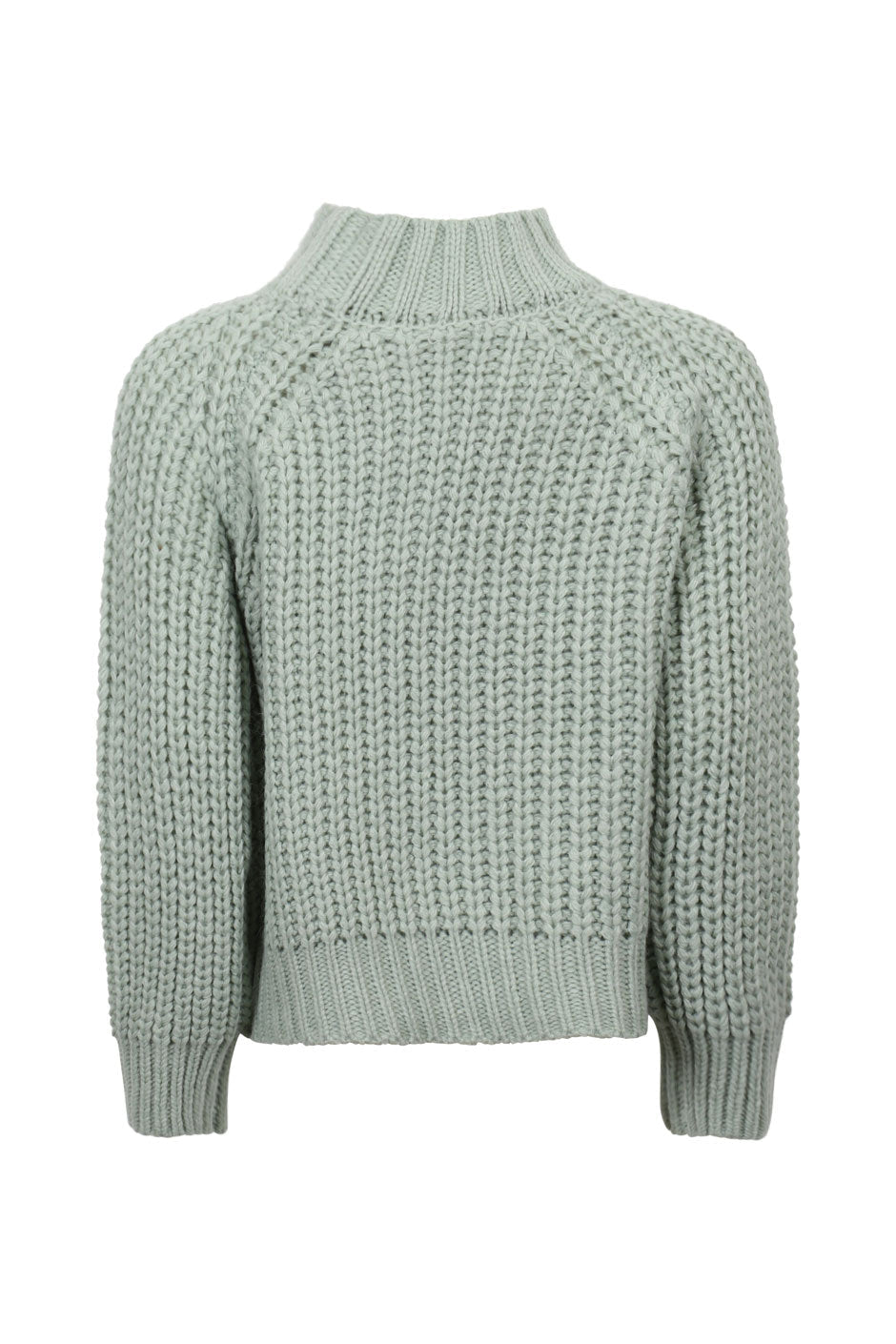 Girls Cropped Roll Neck Jumper