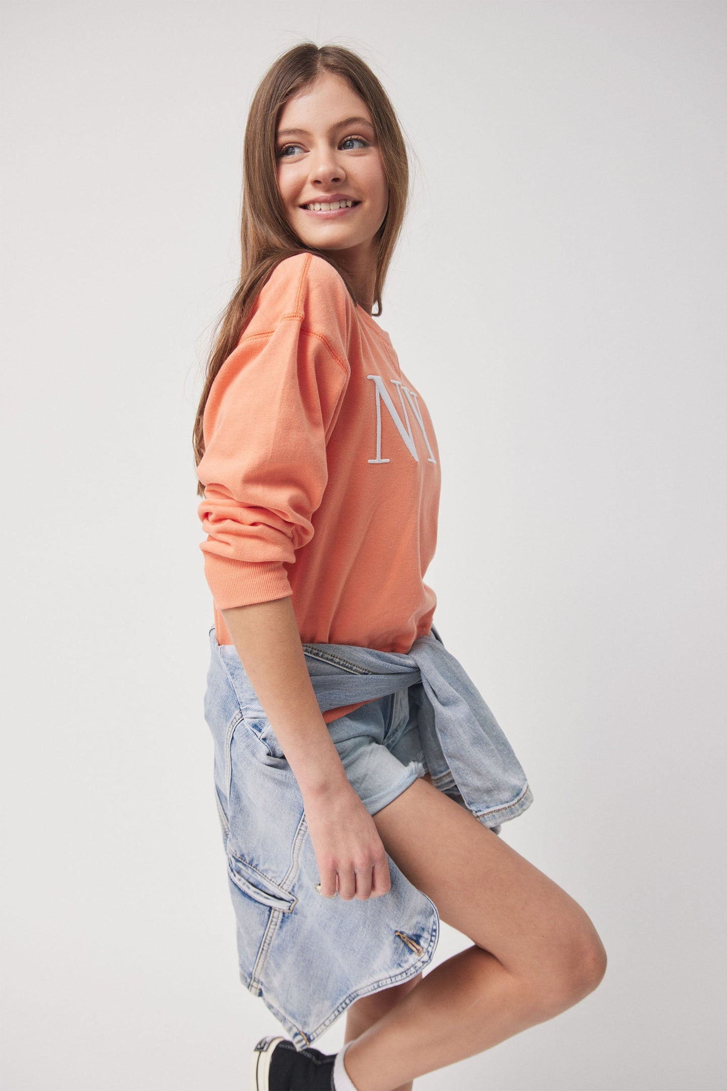 Girls NYC Cropped Crew