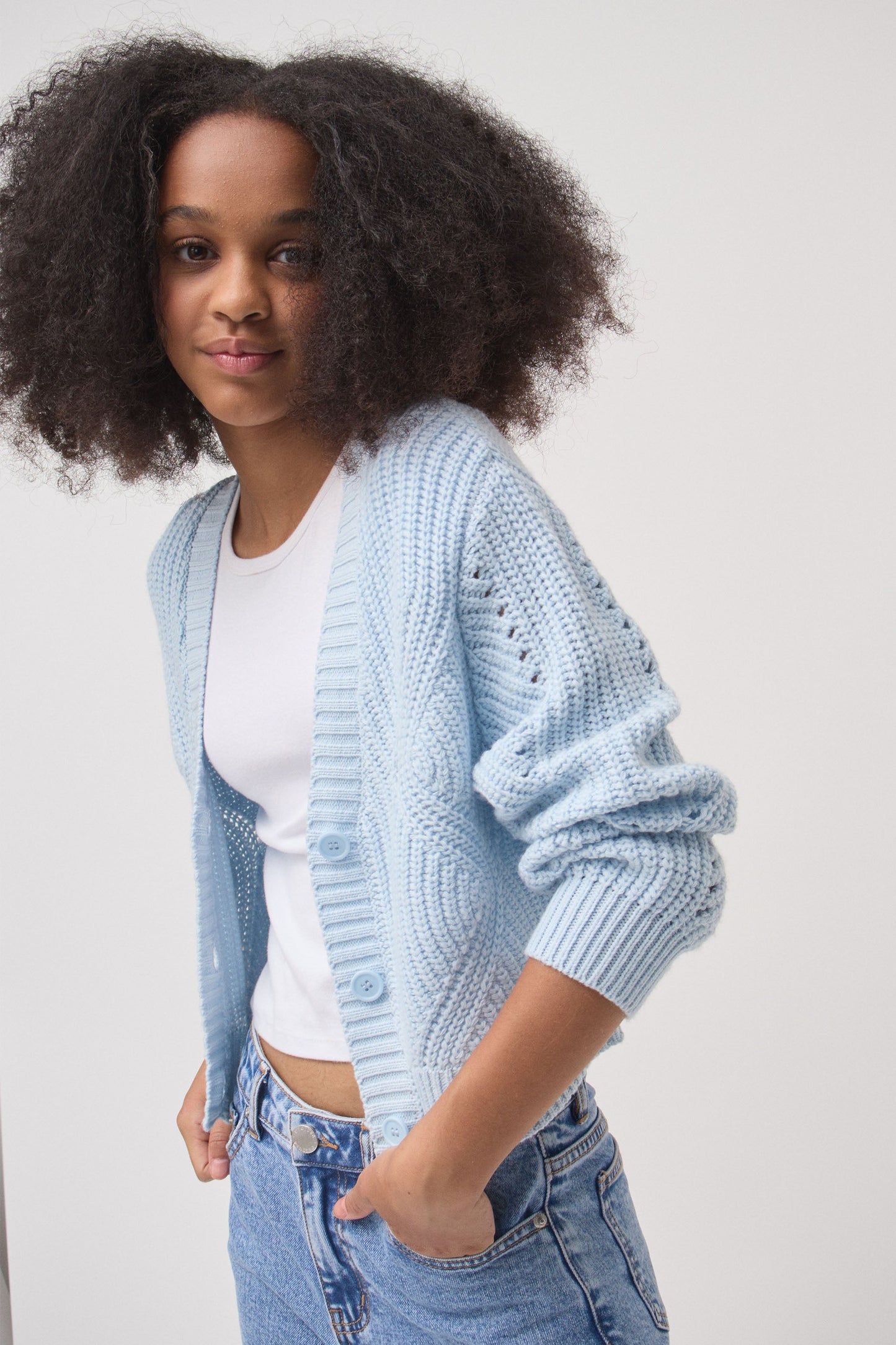 Girls Georgie Detailed Cardi